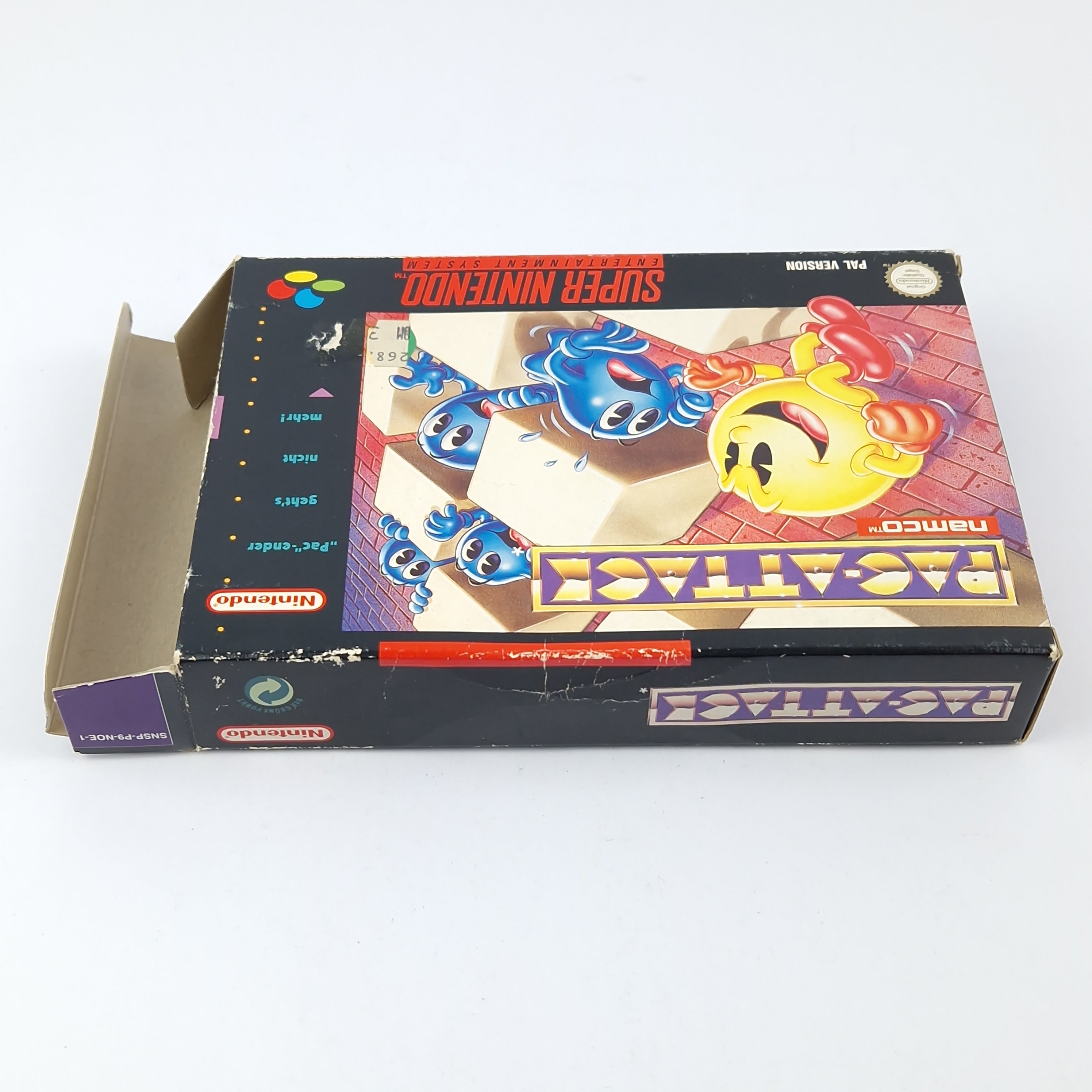 Super Nintendo Spiel – Pac-Attack OVP Anleitung Modul PAL