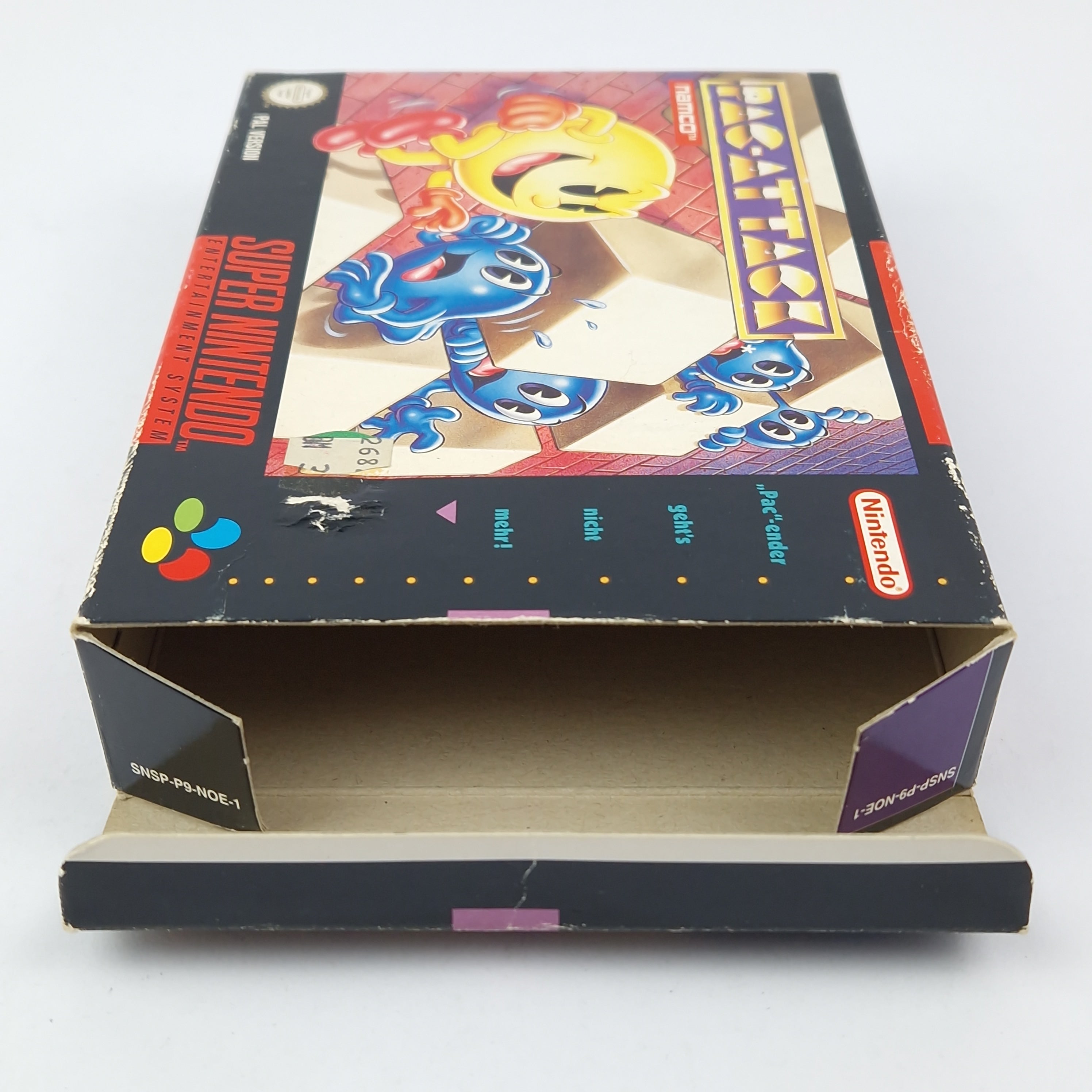 Super Nintendo Spiel – Pac-Attack OVP Anleitung Modul PAL