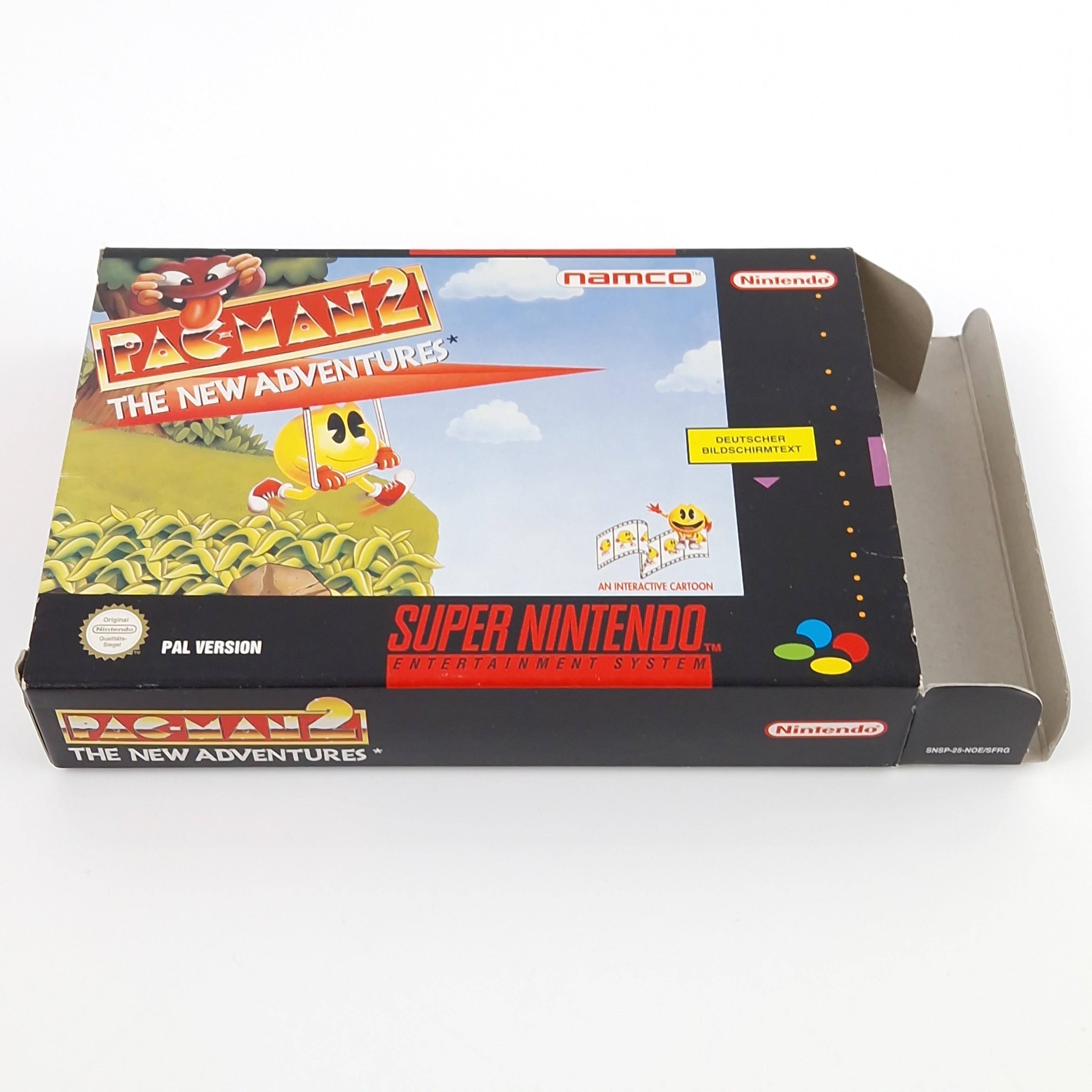Super Nintendo Spiel – Pac-Man 2 The New Adventures OVP PAL