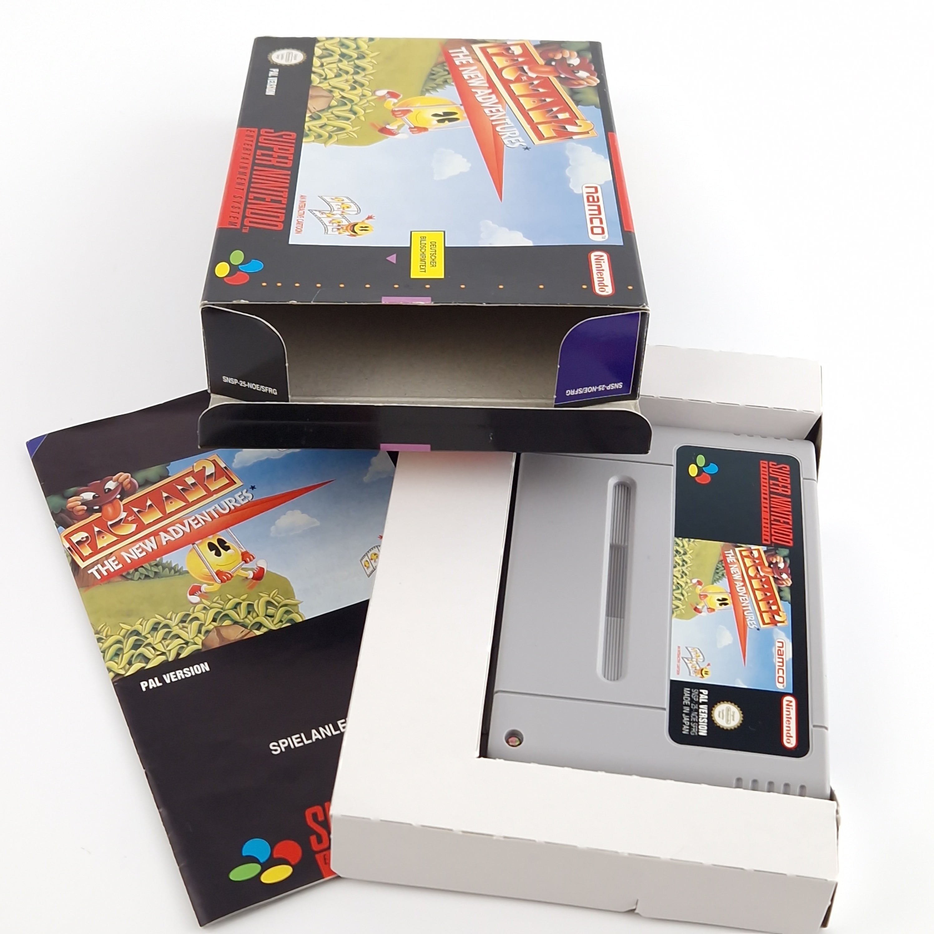 Super Nintendo Spiel – Pac-Man 2 The New Adventures OVP PAL