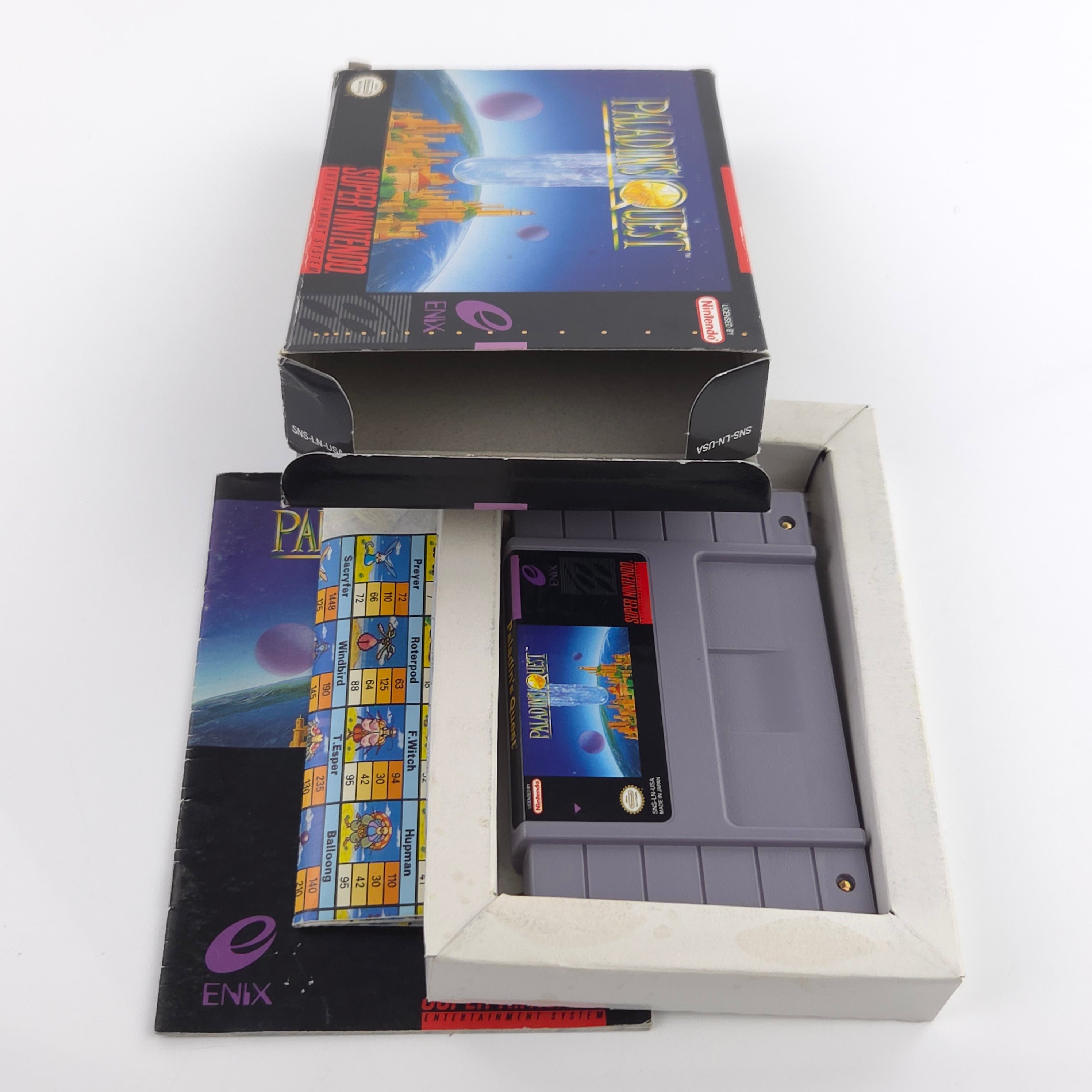 Super Nintendo Spiel – Paladins Quest (OVP NTSC-USA)