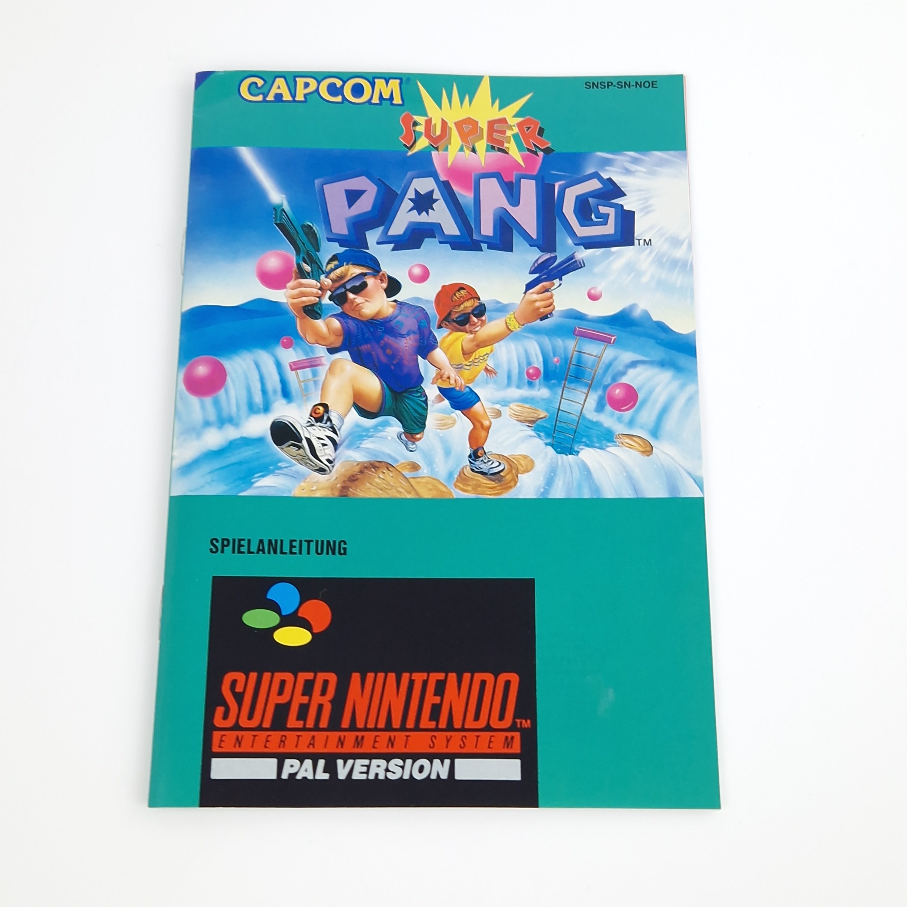 Super Nintendo Spiel – Super Pang OVP CIB PAL NOE