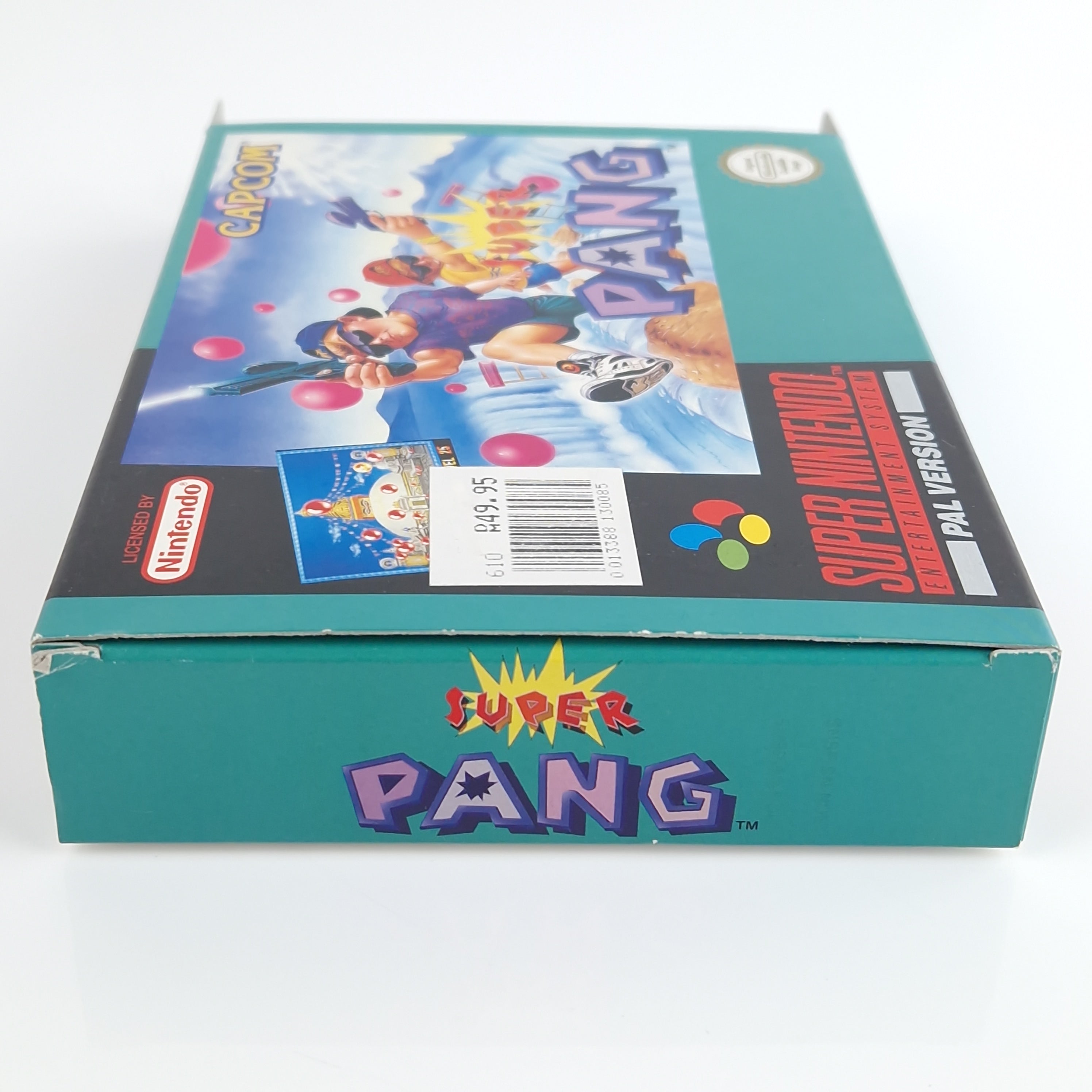 Super Nintendo Spiel – Super Pang OVP CIB PAL NOE