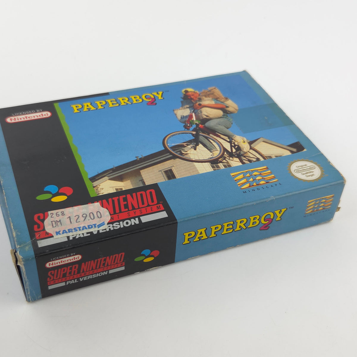 Super Nintendo Spiel Paperboy 2 OVP PAL DE