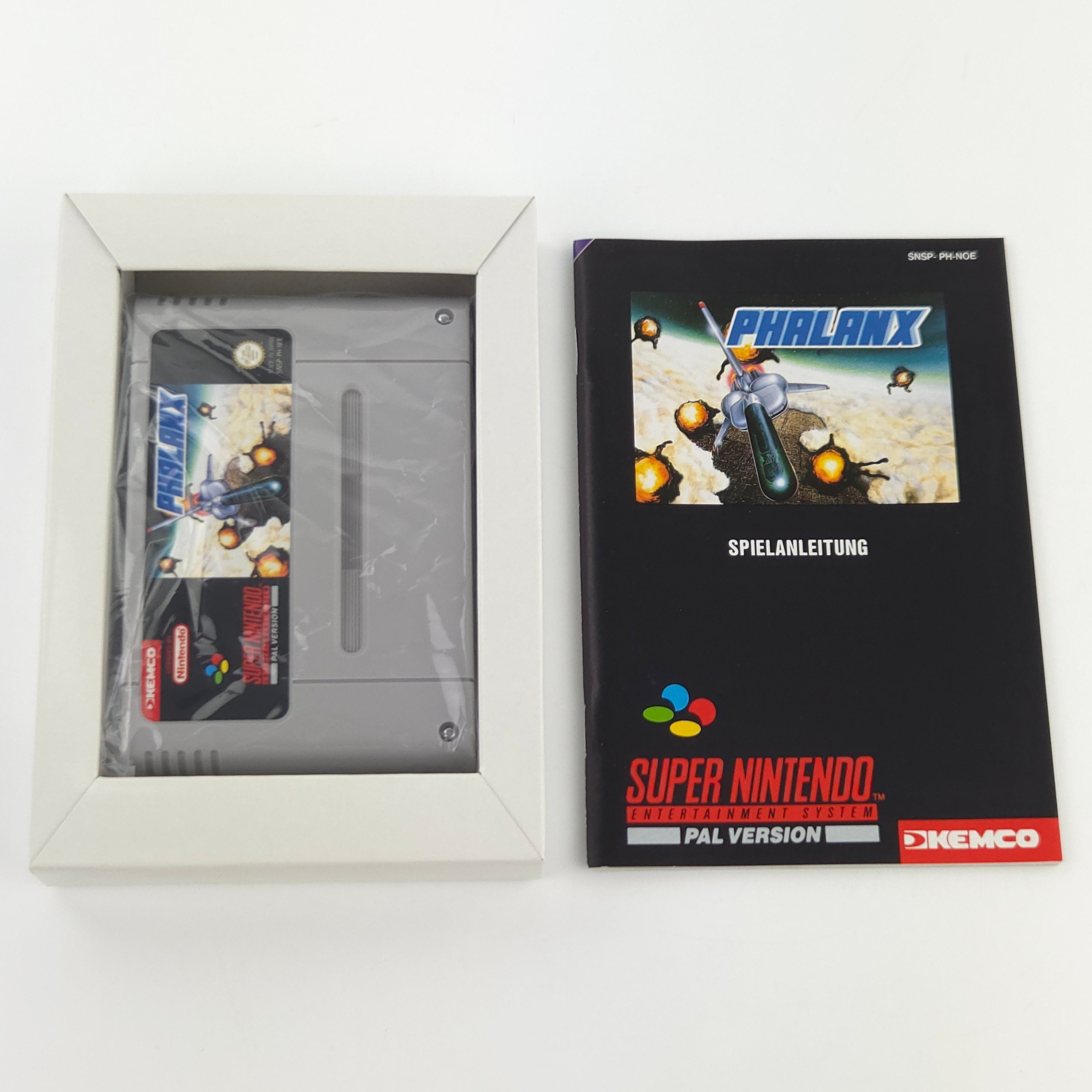 Super Nintendo Spiel Phalanx Komplett OVP PAL NOE