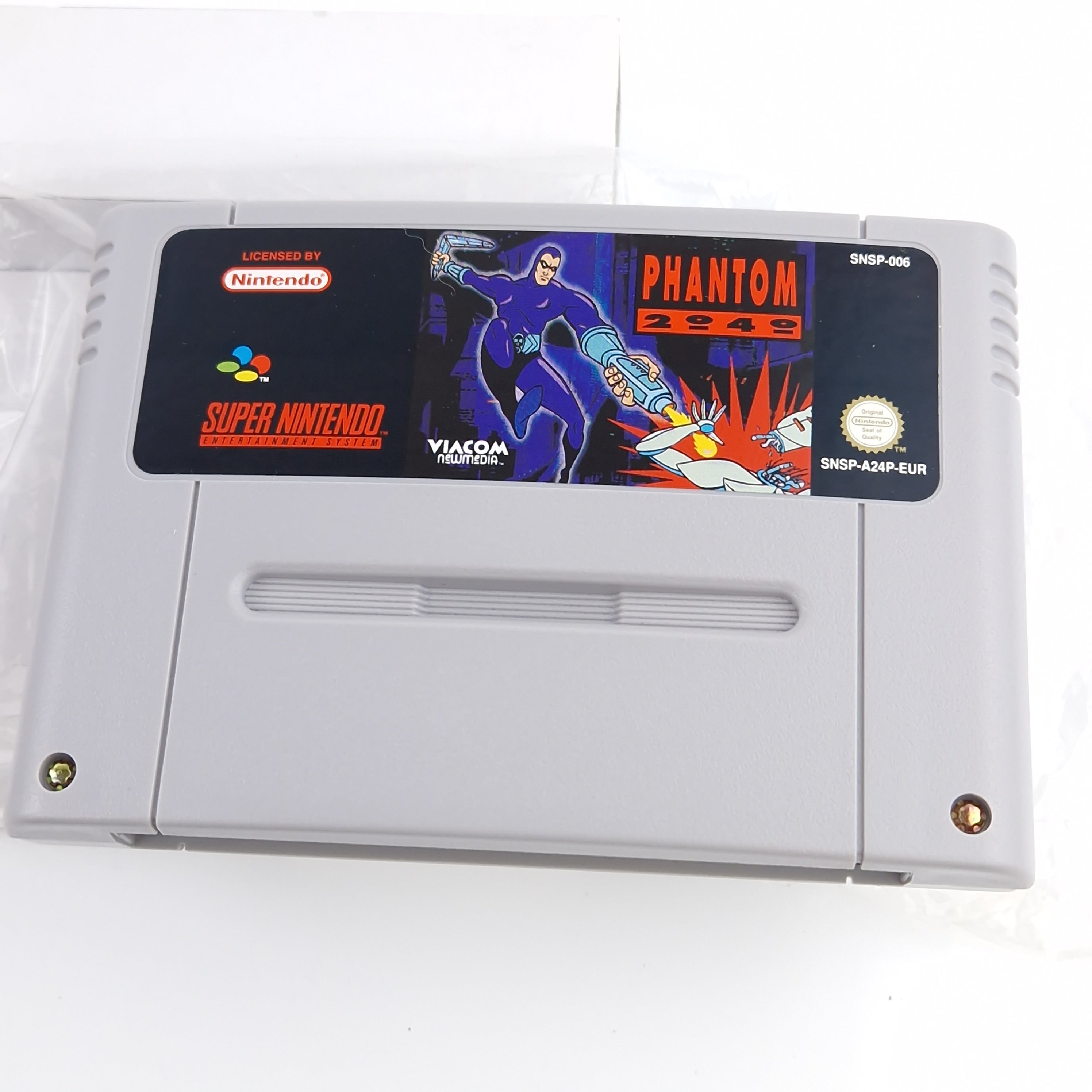 Super Nintendo Spiel – Phantom 2040 SNES OVP PAL