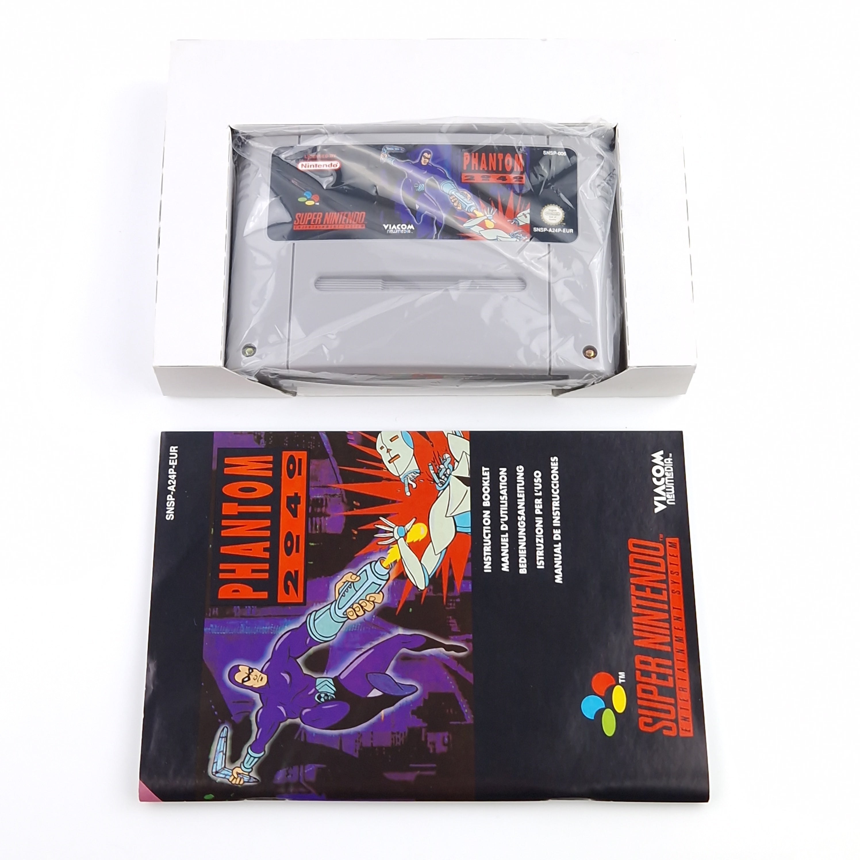 Super Nintendo Spiel – Phantom 2040 SNES OVP PAL