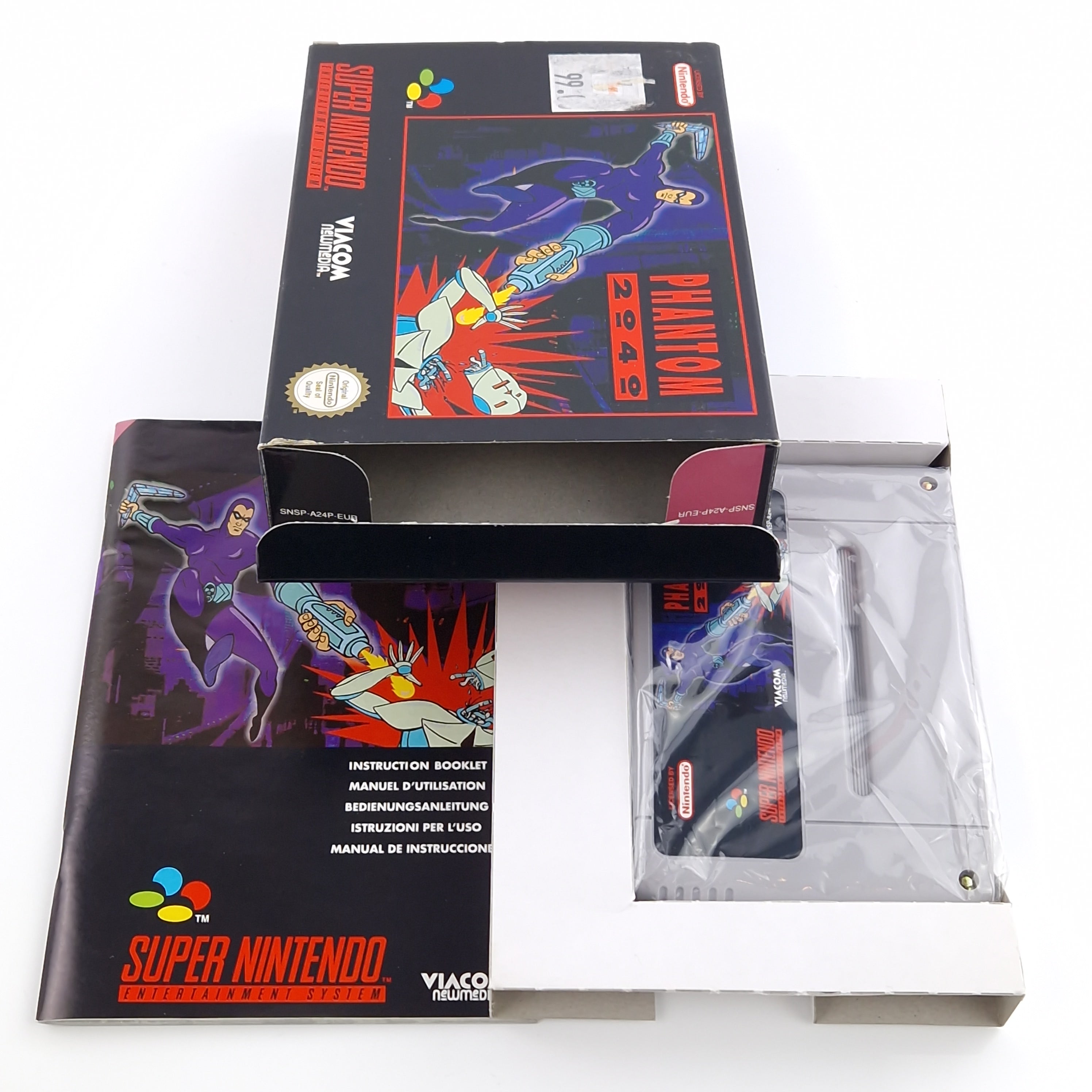Super Nintendo Spiel – Phantom 2040 SNES OVP PAL