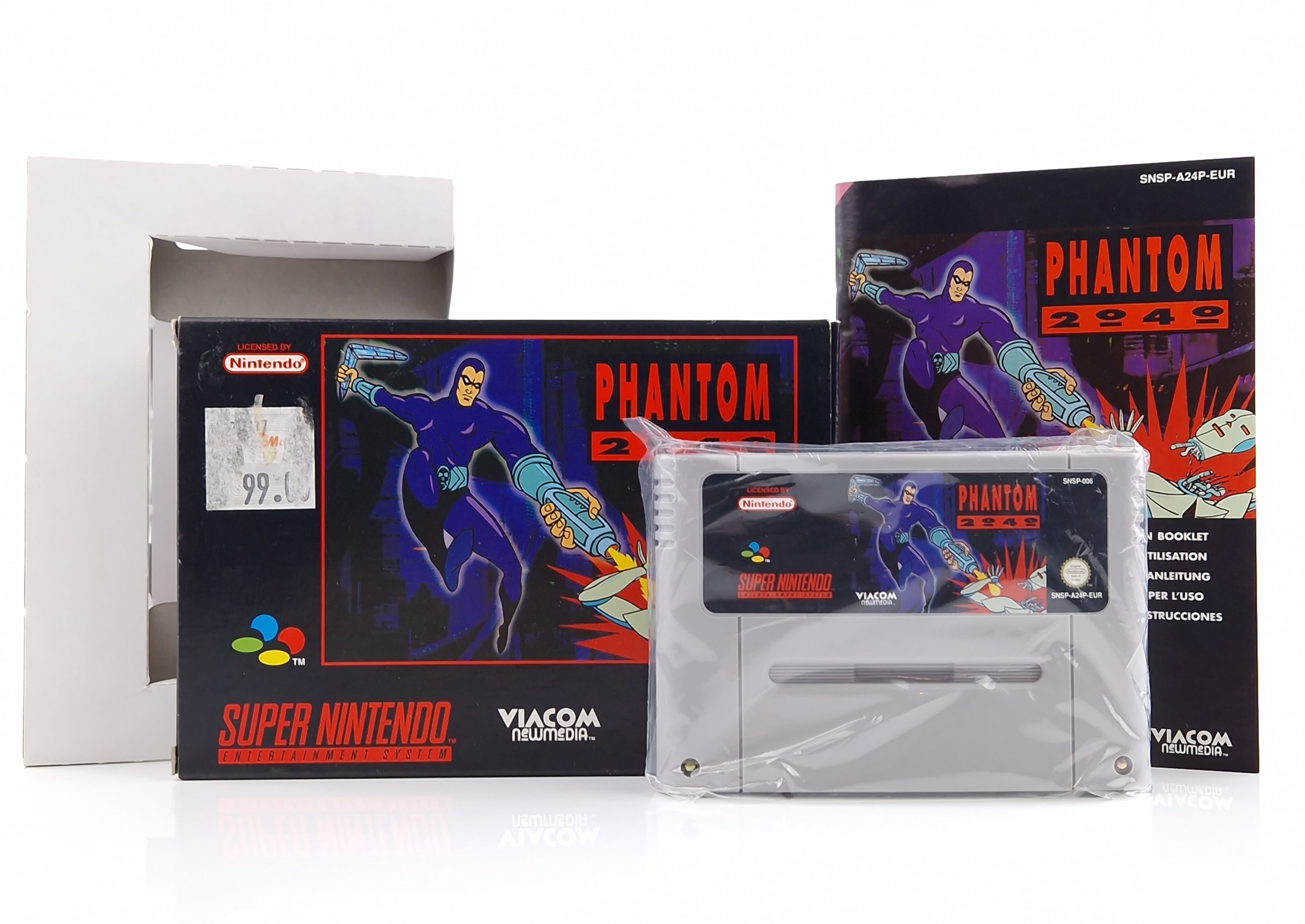 Super Nintendo Spiel – Phantom 2040 SNES OVP PAL