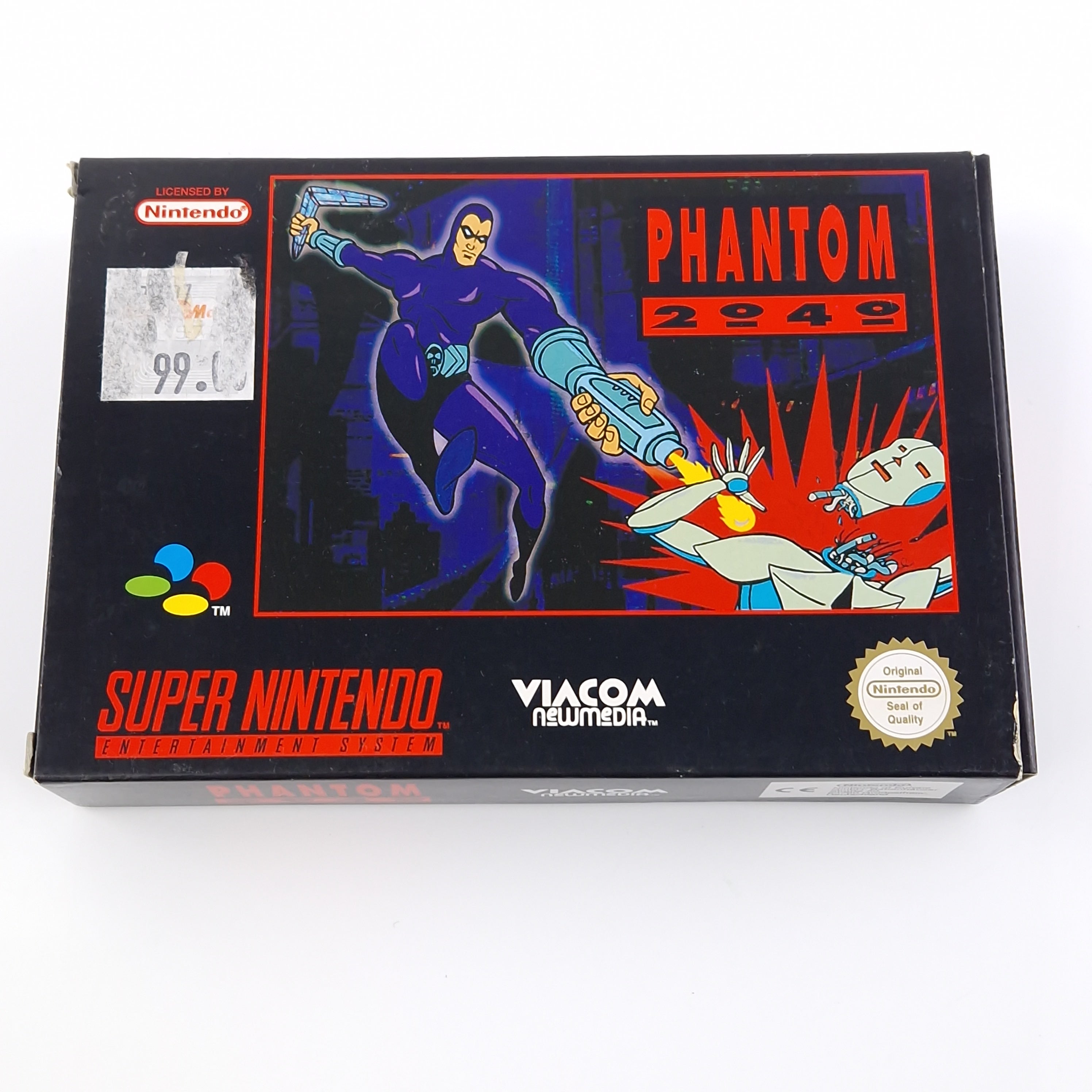 Super Nintendo Spiel – Phantom 2040 SNES OVP PAL