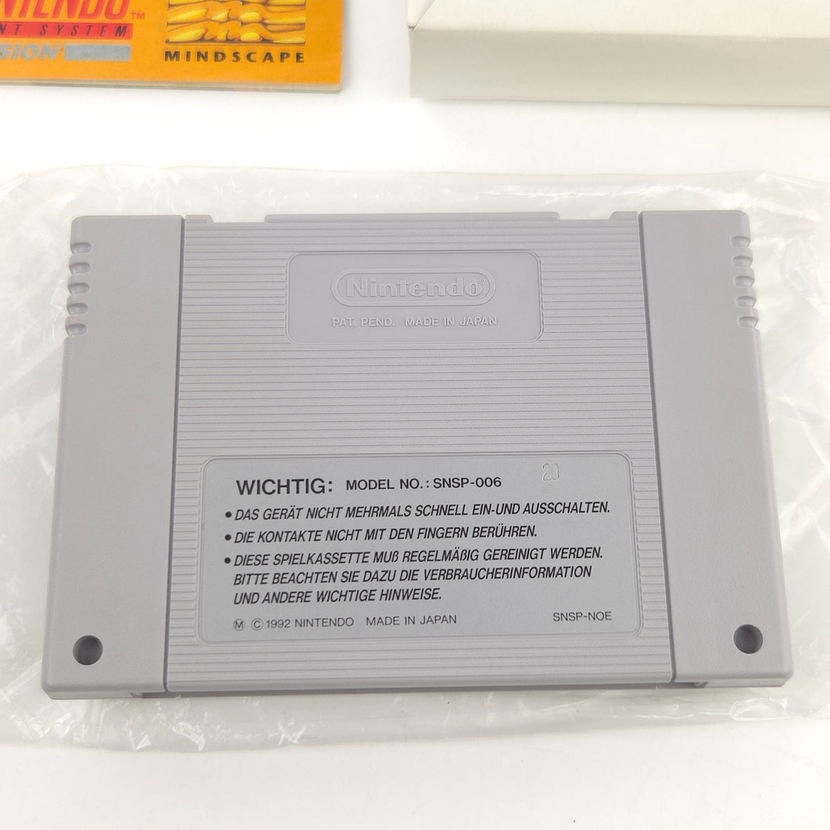 Super Nintendo Spiel Pierre le Chef OVP PAL
