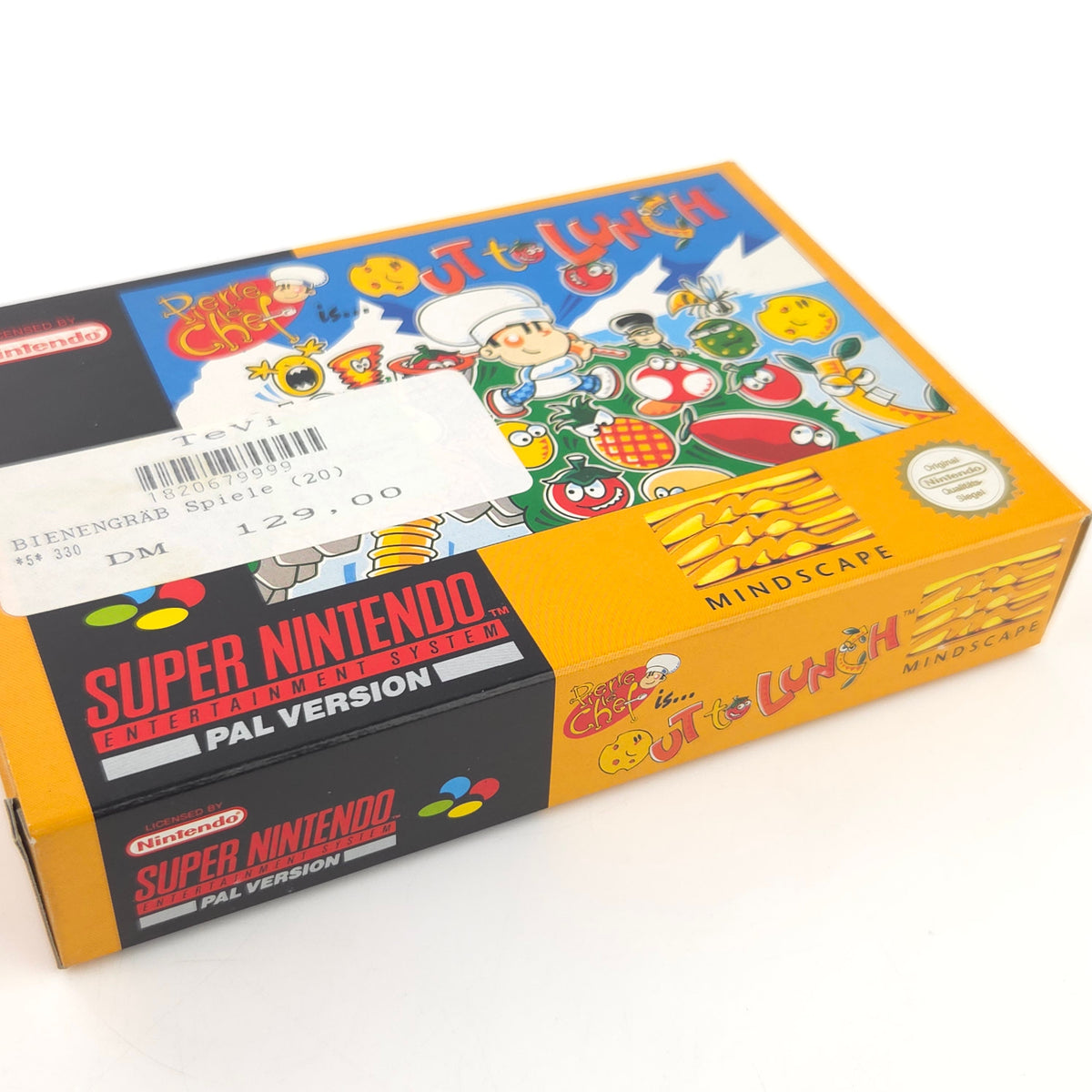 Super Nintendo Spiel Pierre le Chef OVP PAL