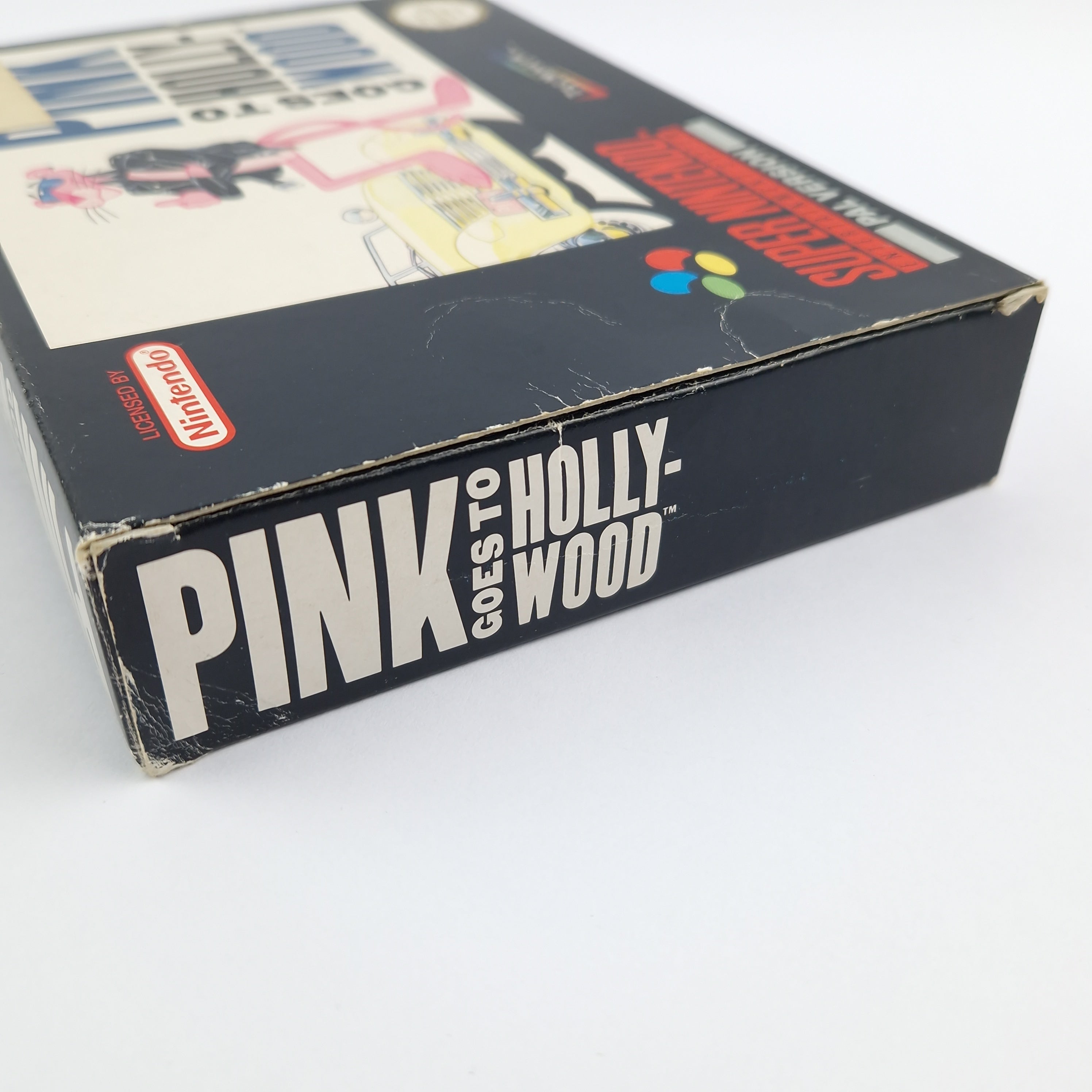 Super Nintendo Spiel – Pink Goes to Hollywood OVP CIB SNES