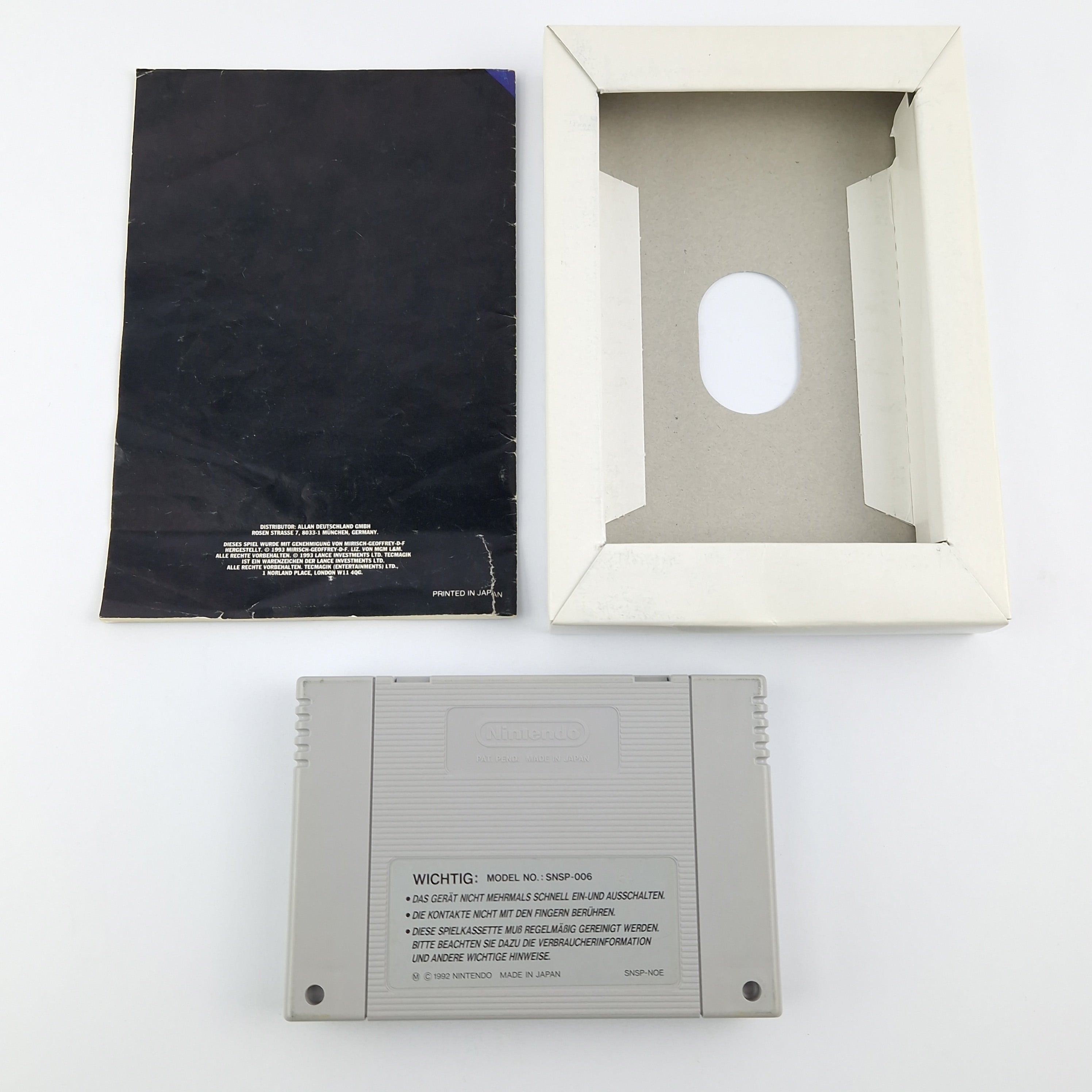 Super Nintendo Spiel – Pink Goes to Hollywood OVP CIB SNES