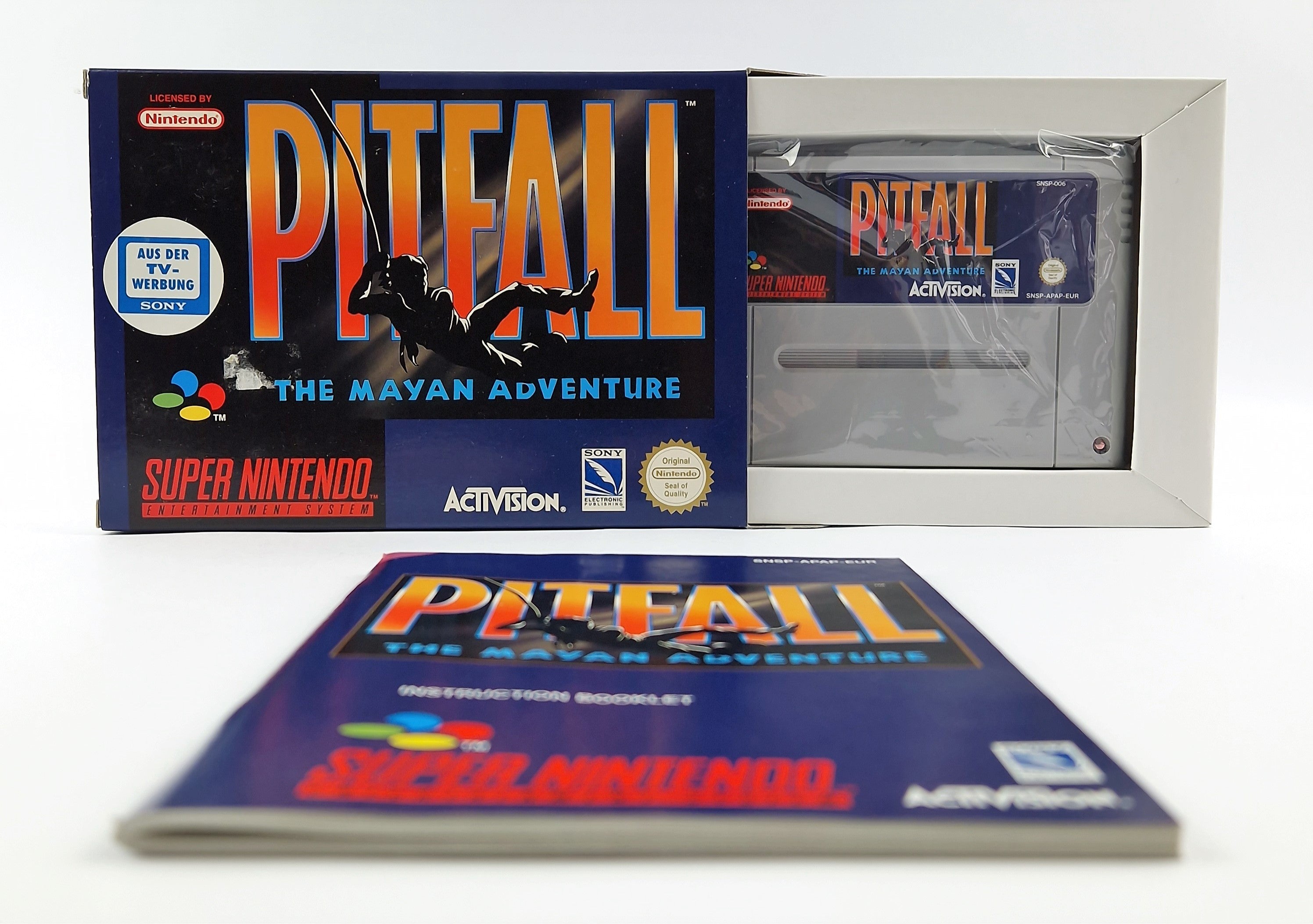 Super Nintendo Spiel – Pitfall The Mayan Adventure OVP PAL