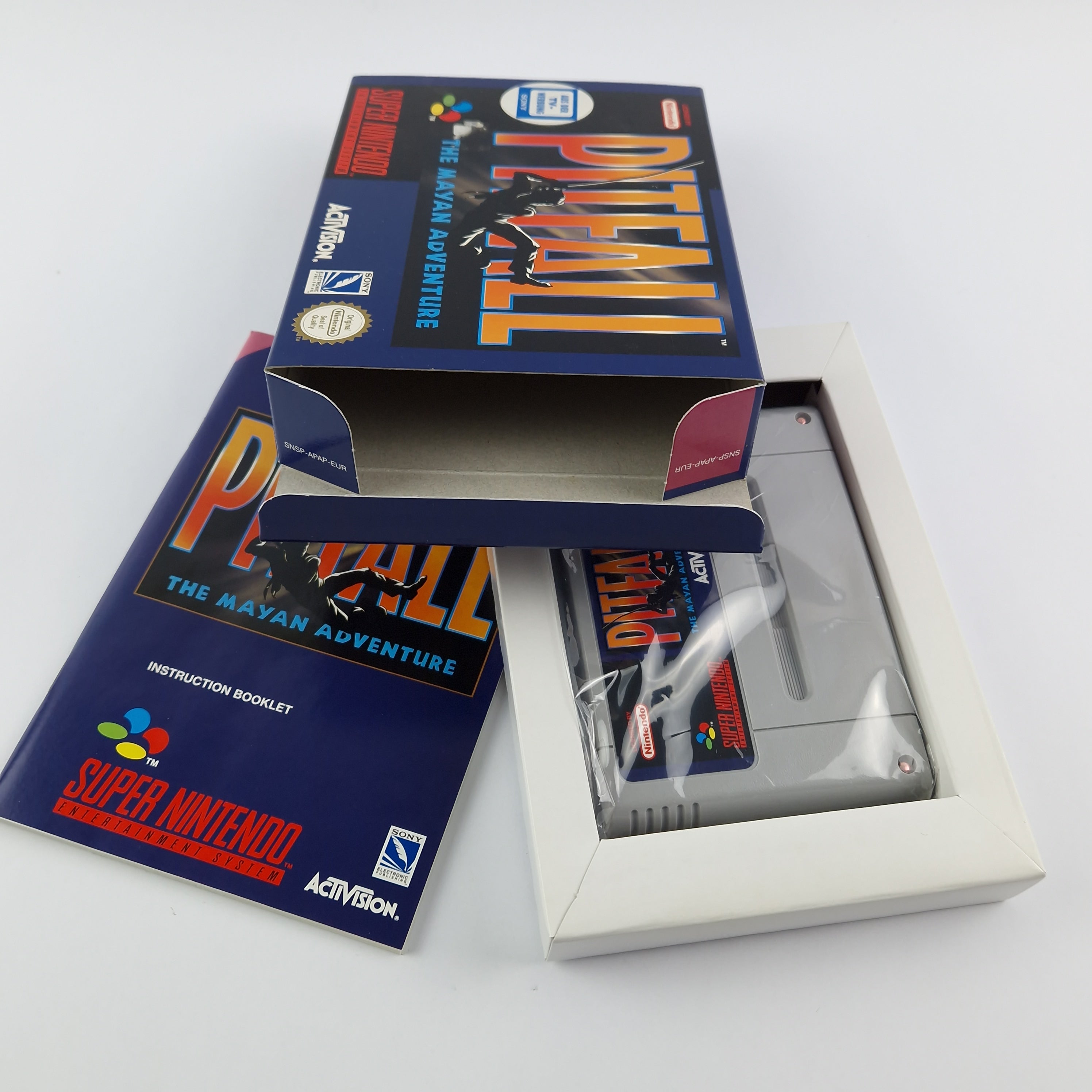 Super Nintendo Spiel – Pitfall The Mayan Adventure OVP PAL