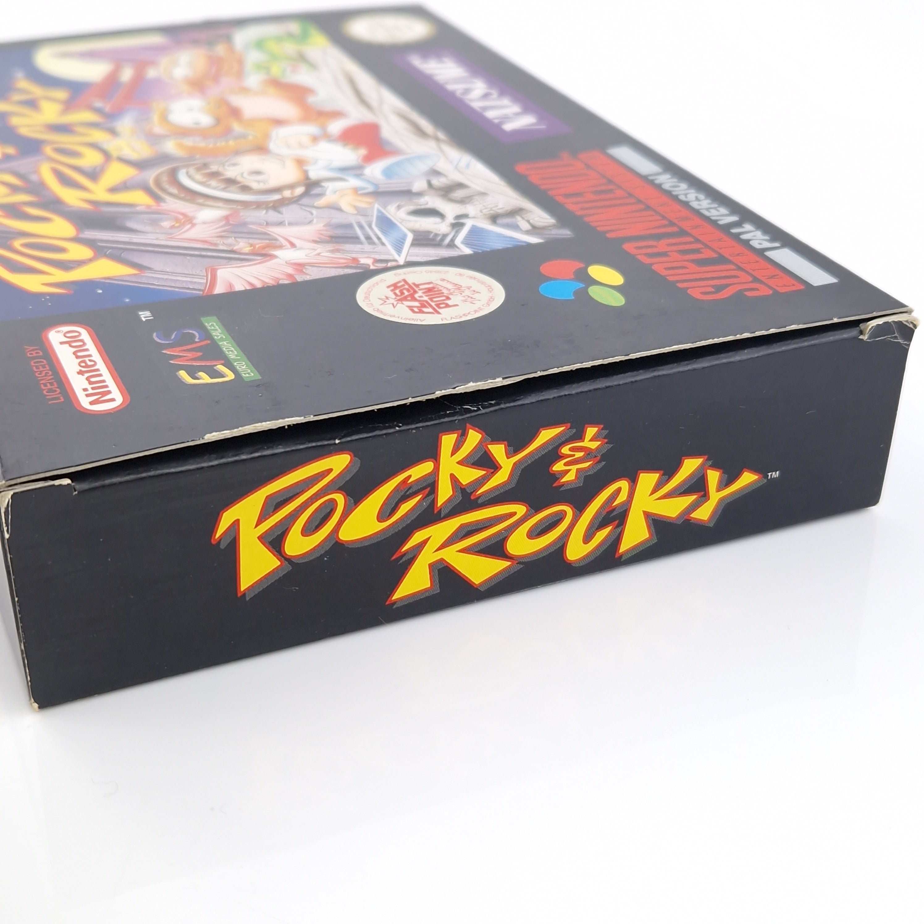 Super Nintendo Spiel – Pocky & Rocky SNES OVP PAL CIB