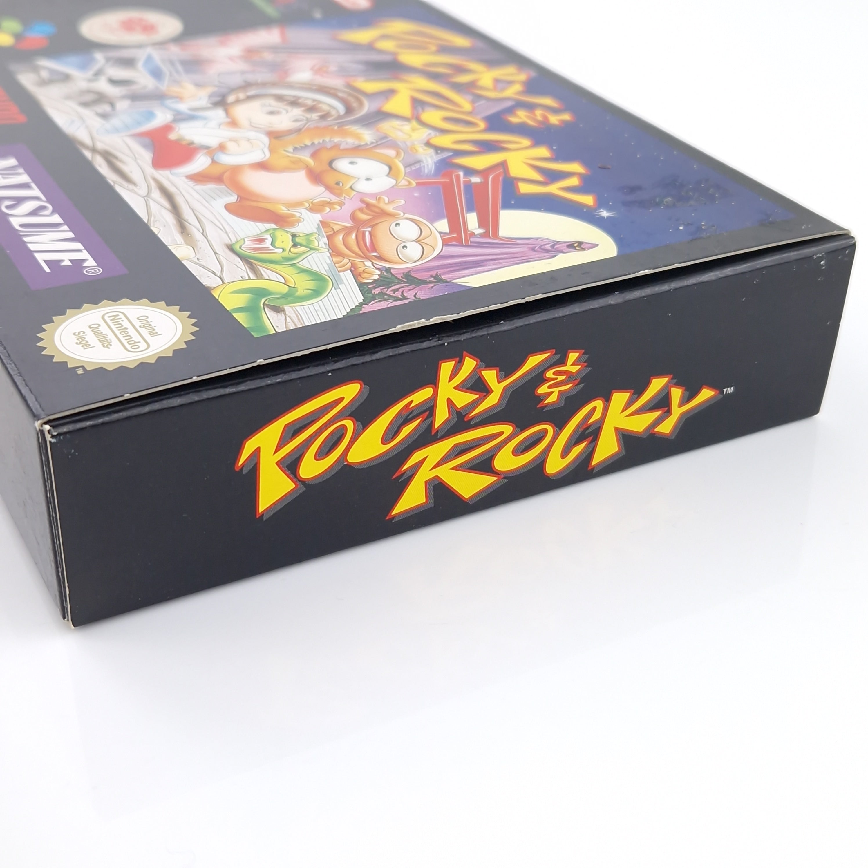 Super Nintendo Spiel – Pocky & Rocky SNES OVP PAL CIB