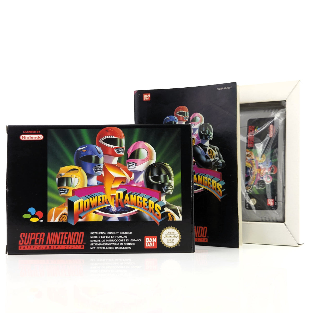 Super Nintendo Spiel Power Rangers OVP PAL