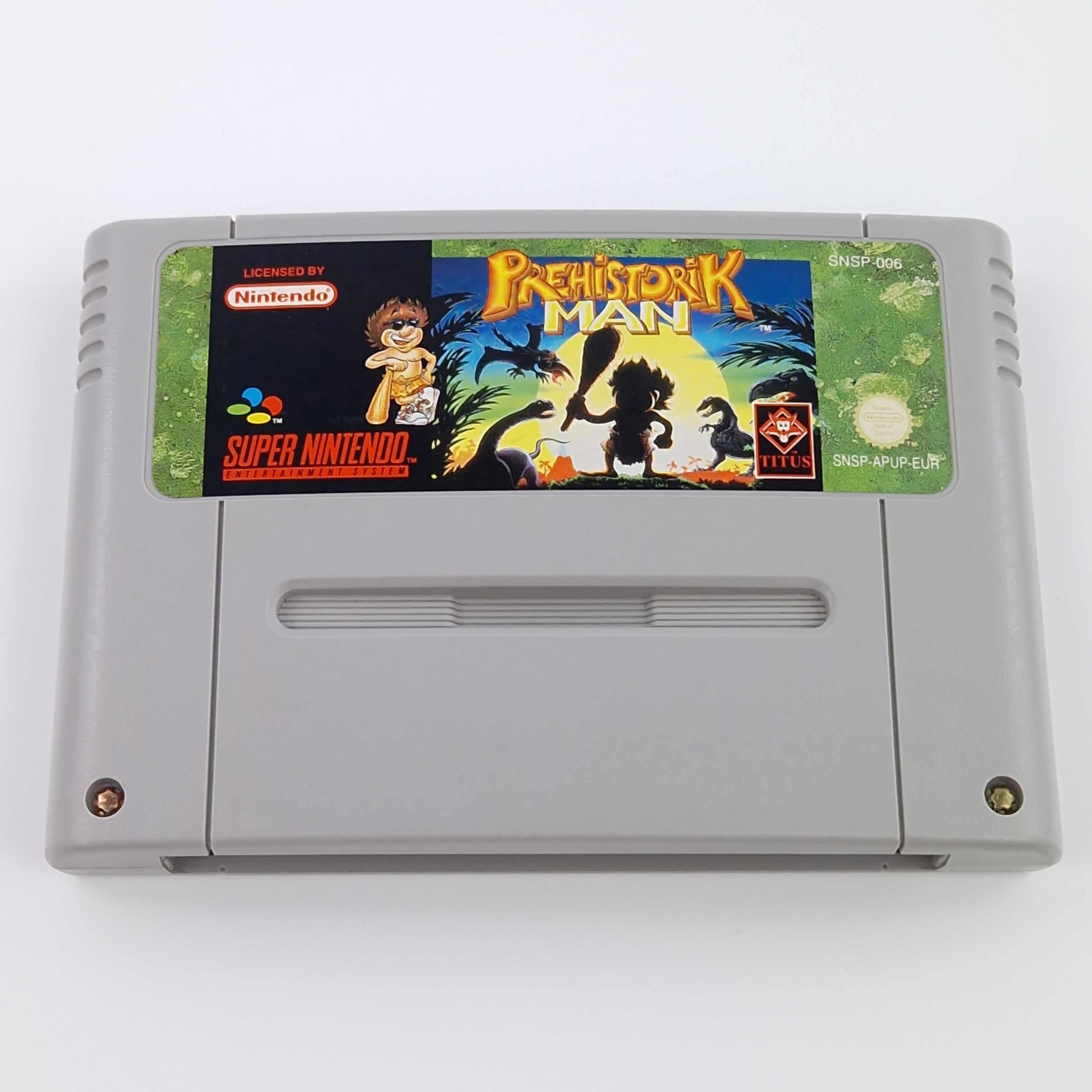 Super Nintendo Spiel – Prehistorik Man SNES Modul PAL