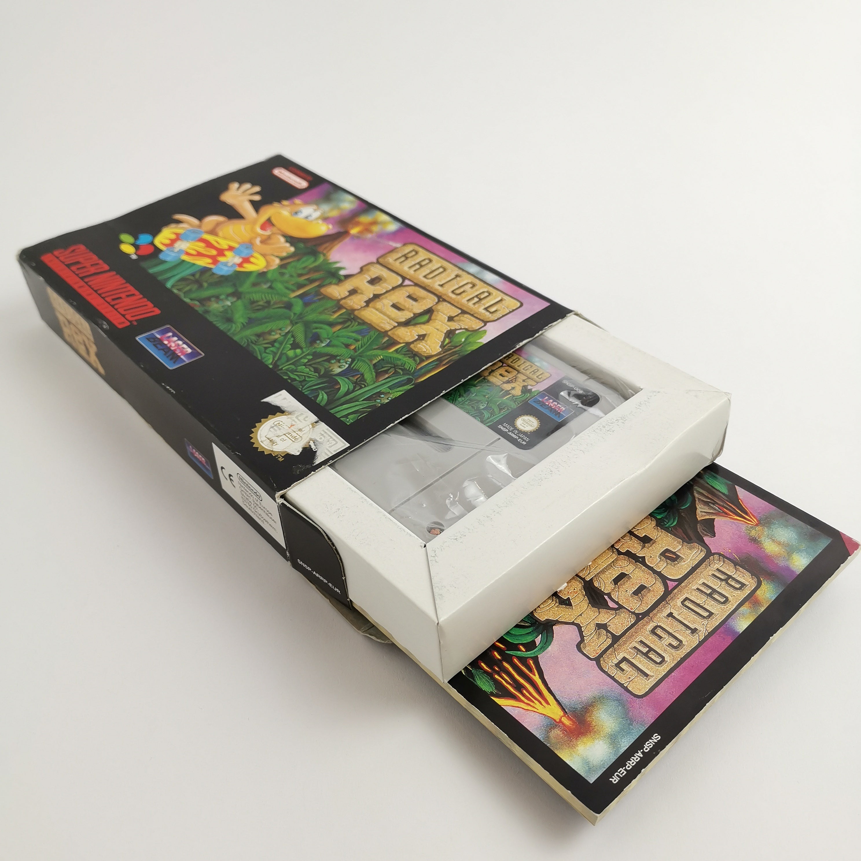 Super Nintendo Spiel – Radical Rex OVP PAL EUR CIB