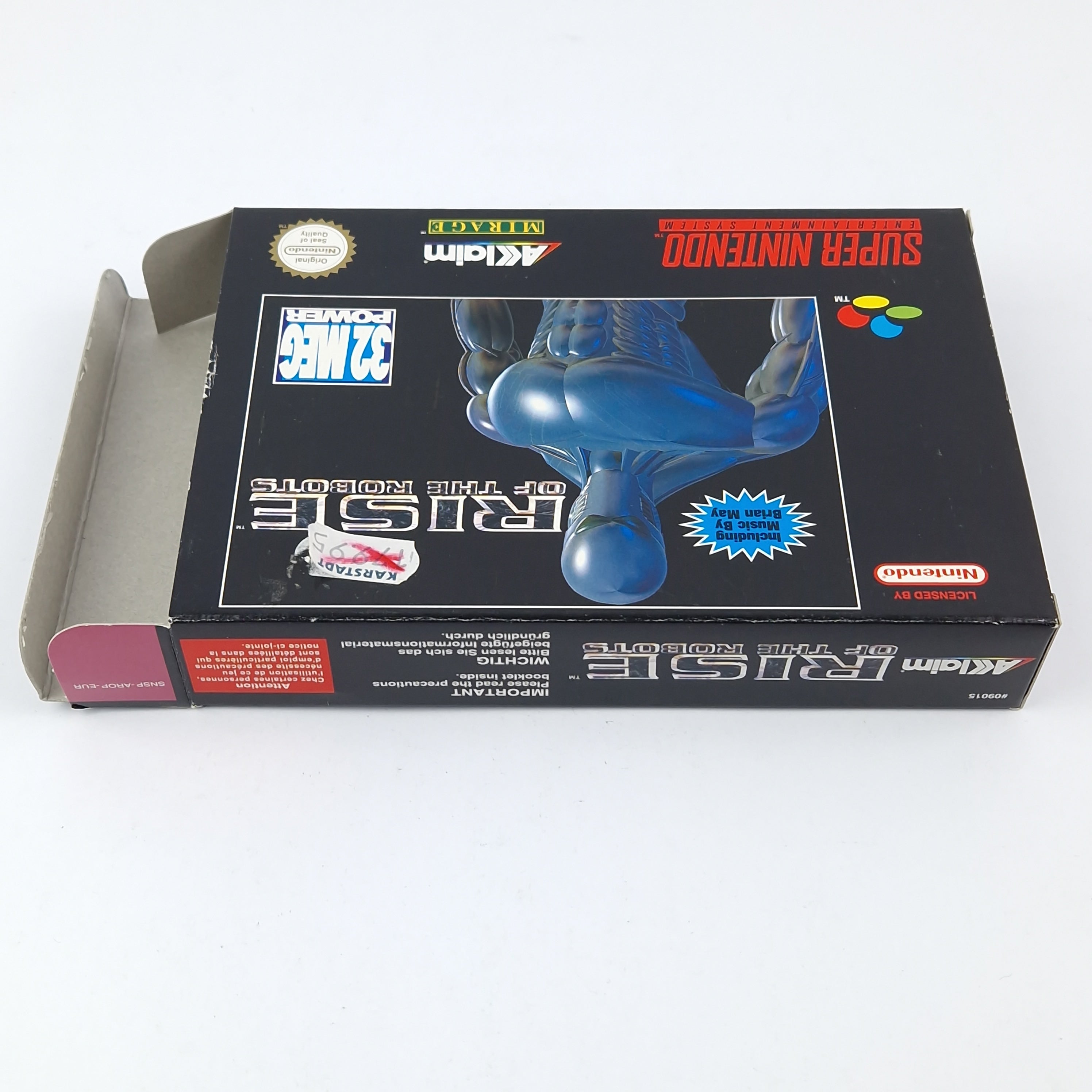 Super Nintendo Spiel – Rise of the Robots OVP SNES PAL