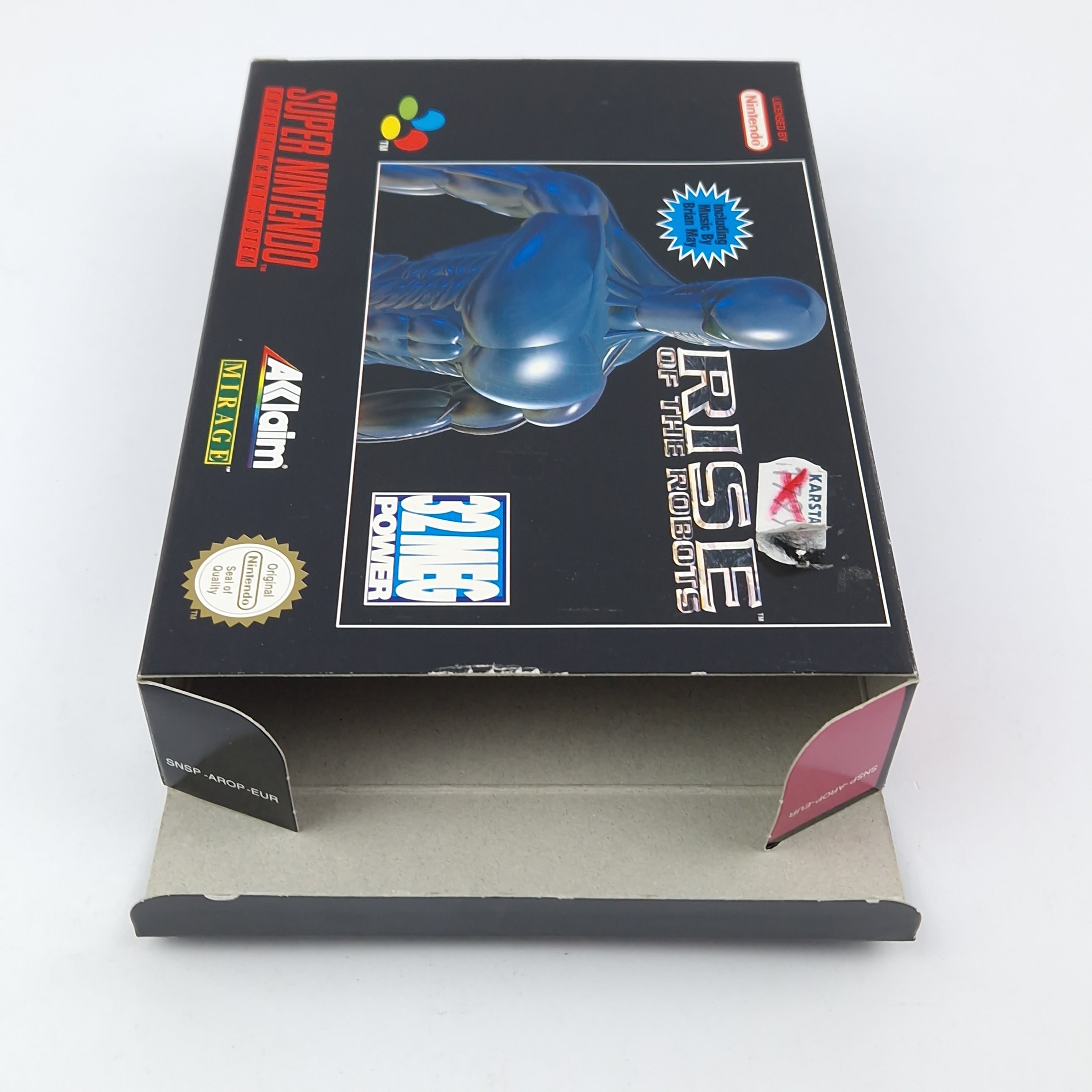 Super Nintendo Spiel – Rise of the Robots OVP SNES PAL
