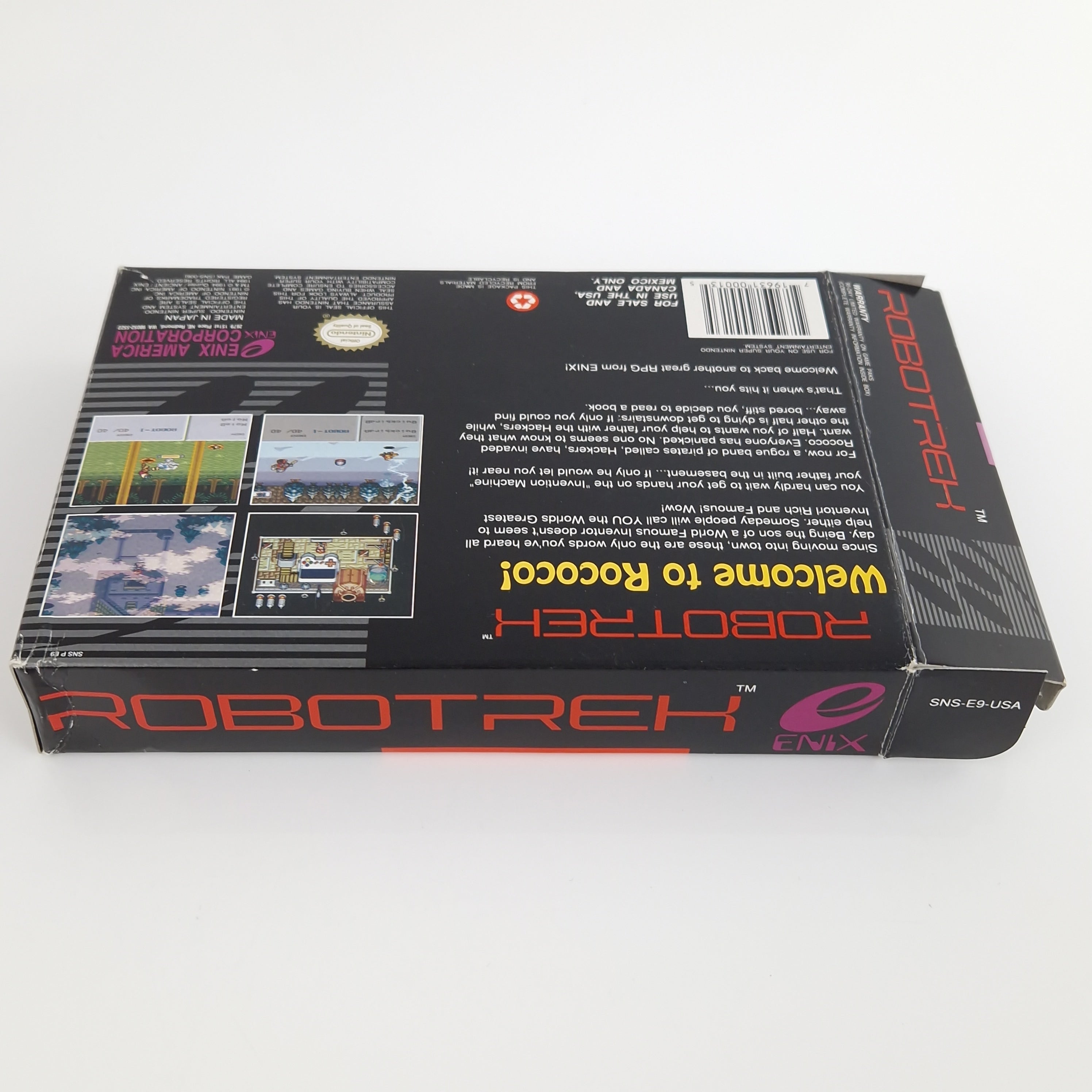 Super Nintendo Spiel – Robotrek OVP NTSC-U/C USA SNES