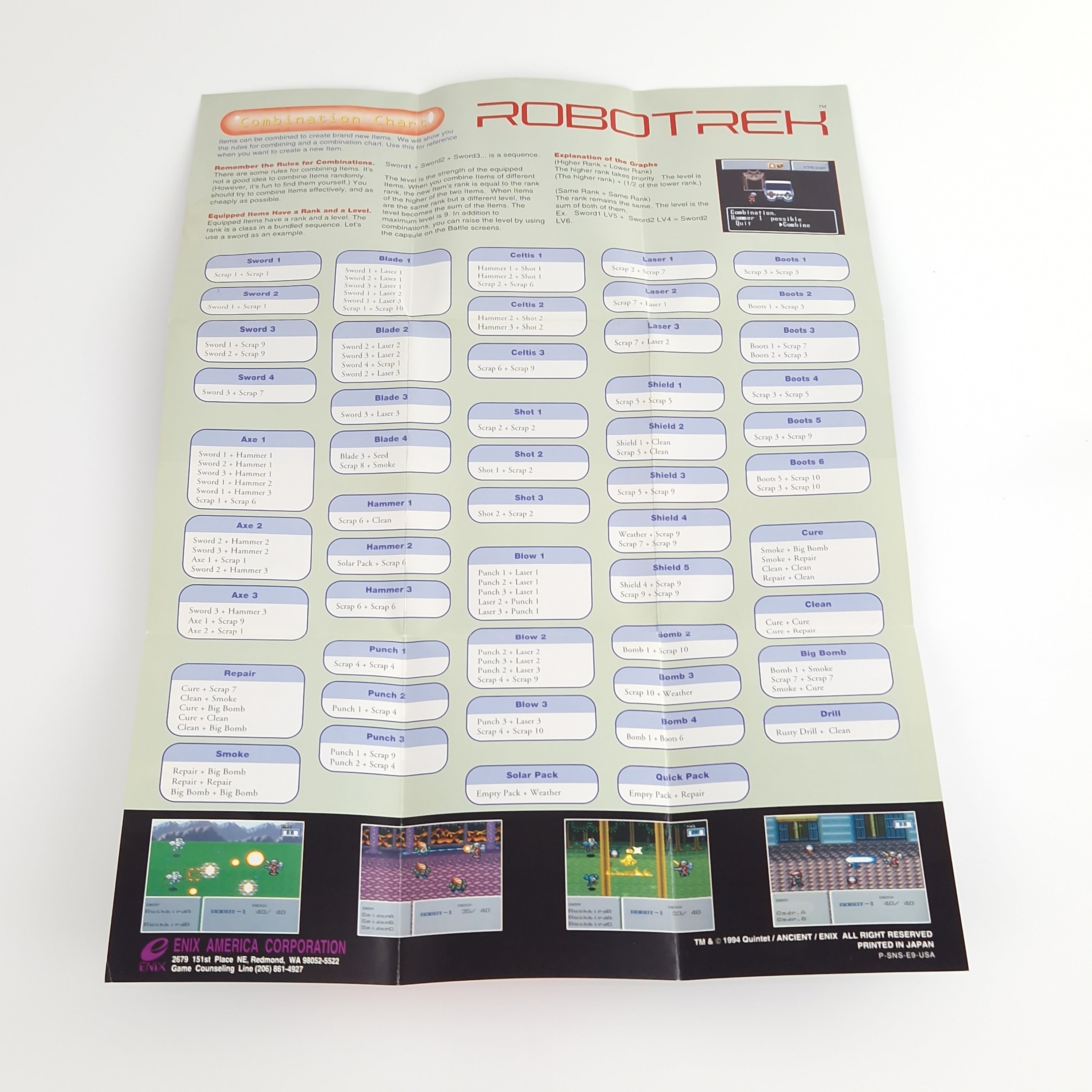 Super Nintendo Spiel – Robotrek OVP NTSC-U/C USA SNES