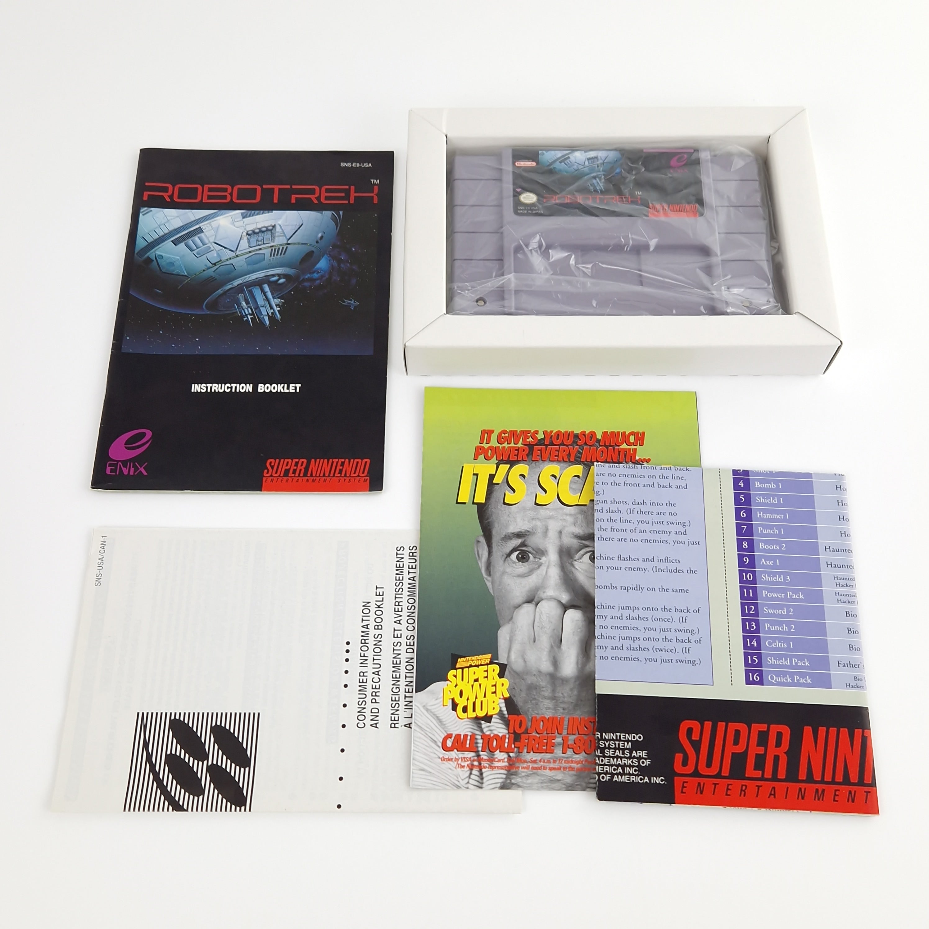 Super Nintendo Spiel – Robotrek OVP NTSC-U/C USA SNES