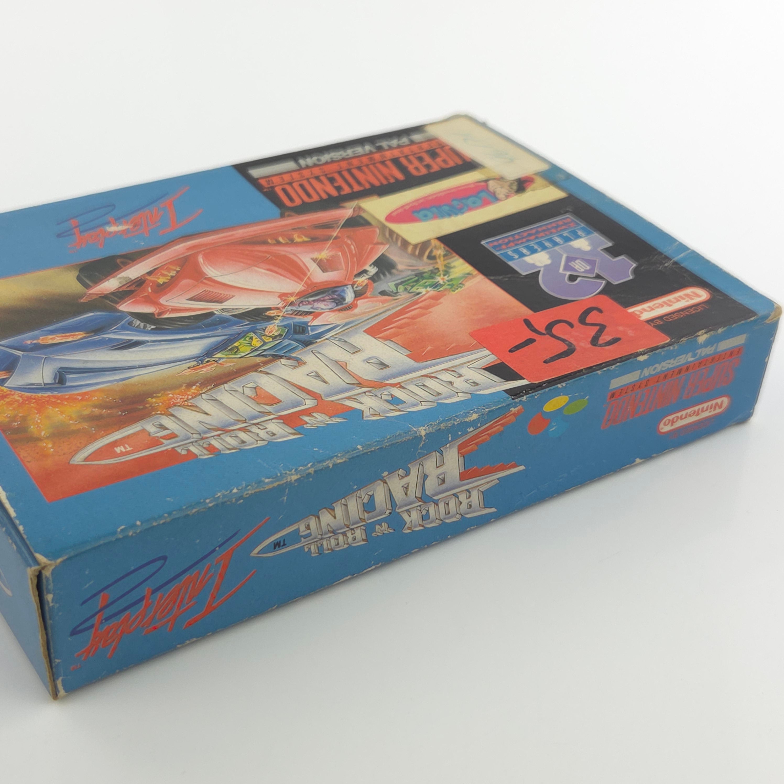 Super Nintendo Spiel – Rock n Roll Racing SNES OVP PAL