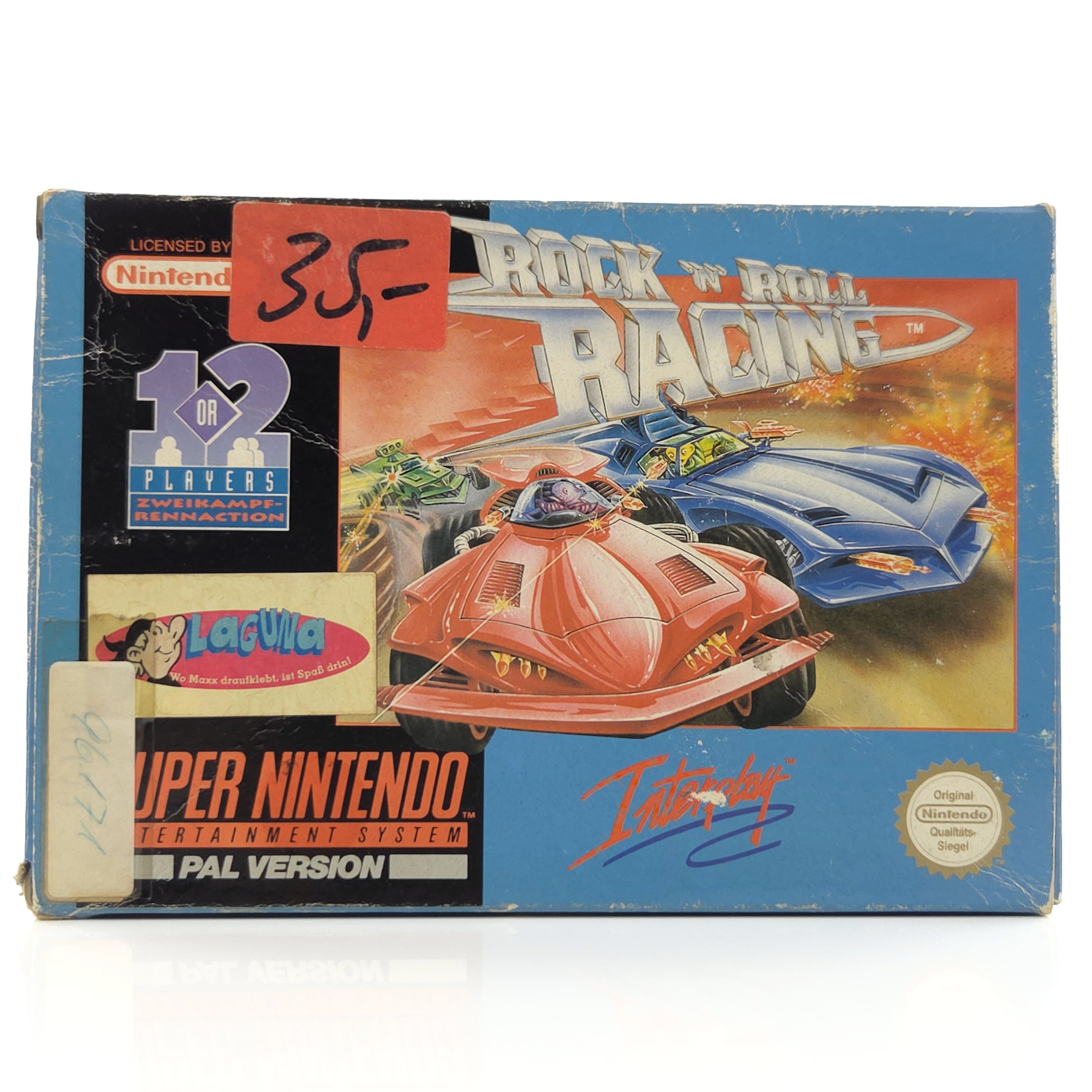 Super Nintendo Spiel – Rock n Roll Racing SNES OVP PAL
