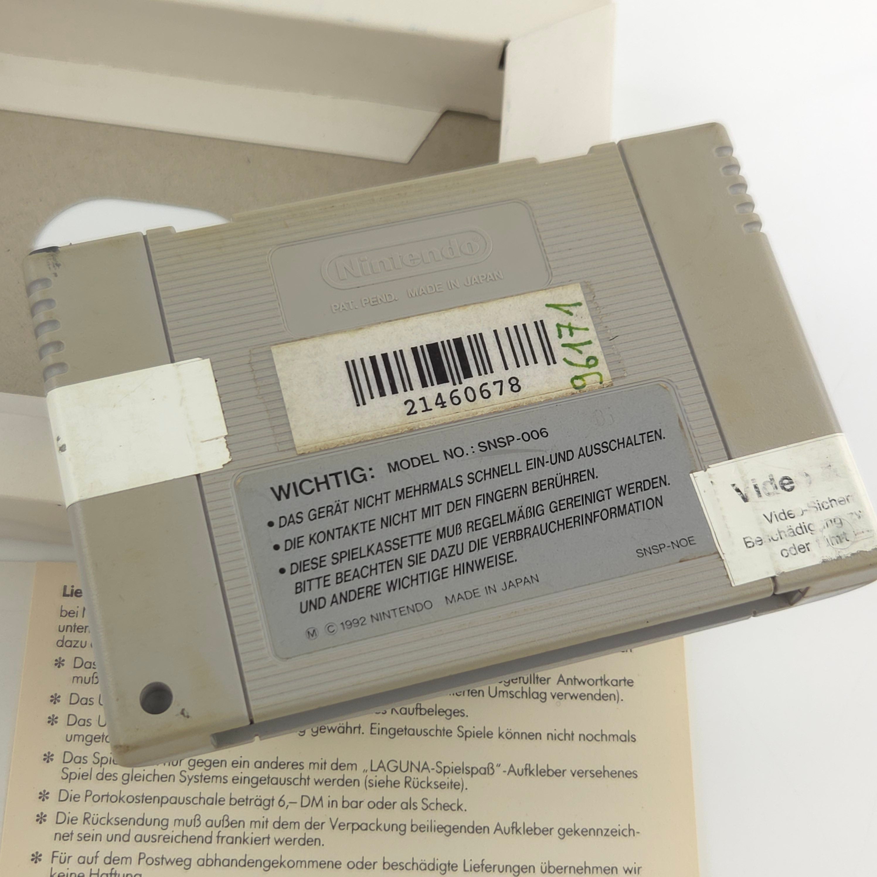 Super Nintendo Spiel – Rock n Roll Racing SNES OVP PAL