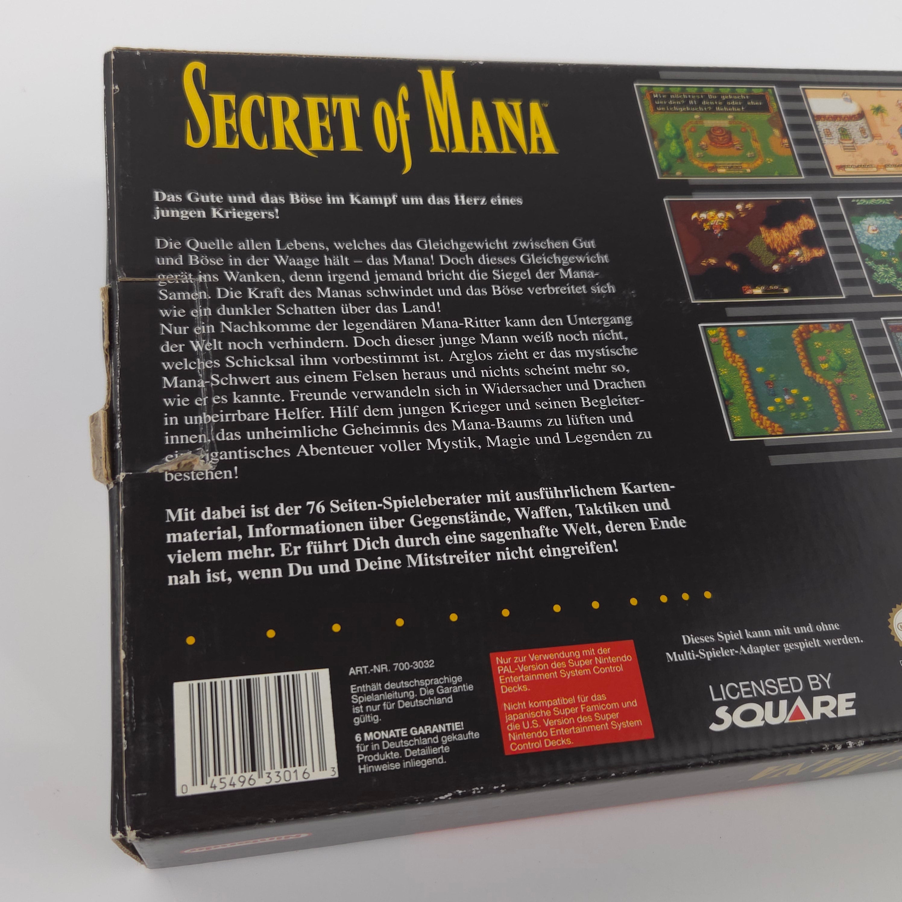 Super Nintendo Spiel – Secret of Mana OVP PAL NOE dt