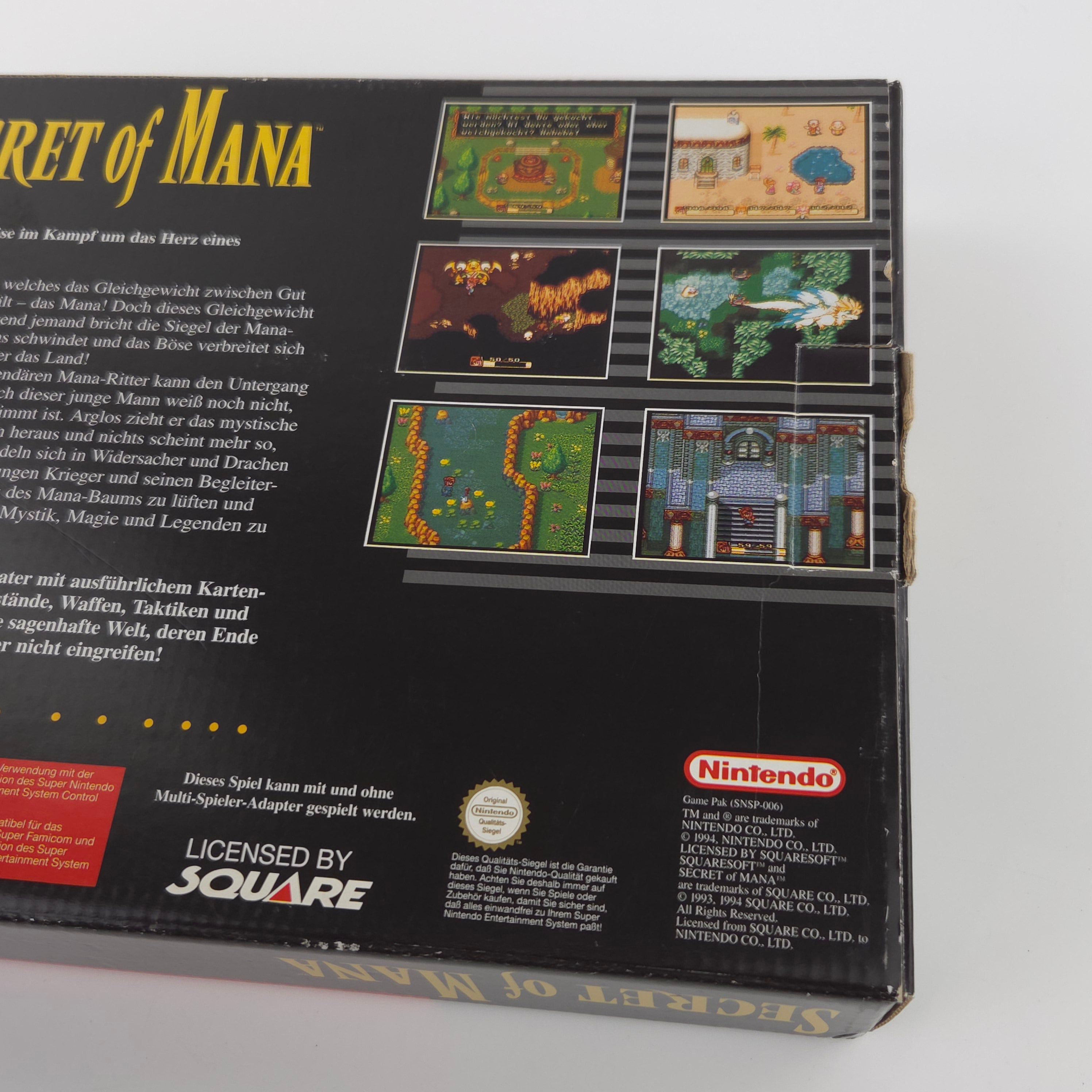 Super Nintendo Spiel – Secret of Mana OVP PAL NOE dt