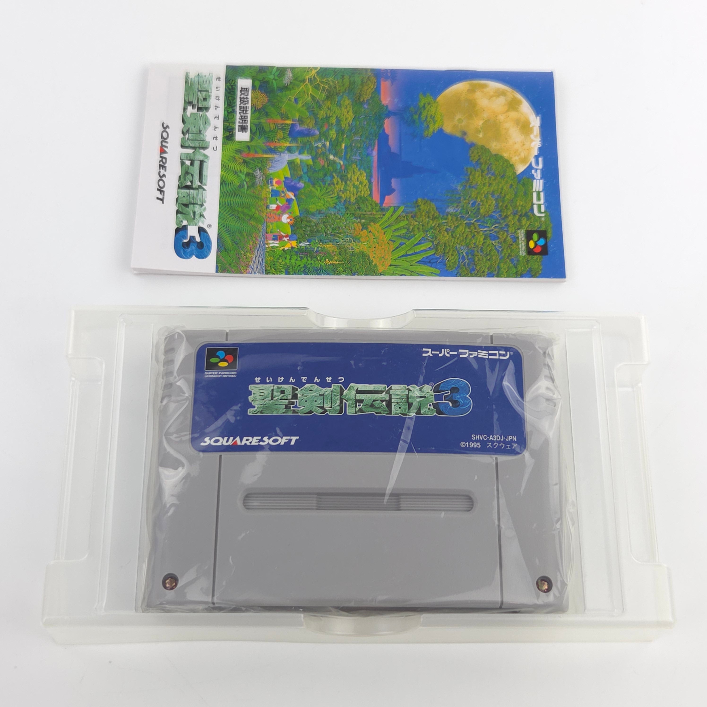 Super Nintendo Spiel – Seiken Denetsu 3 OVP NTSC-J Japan