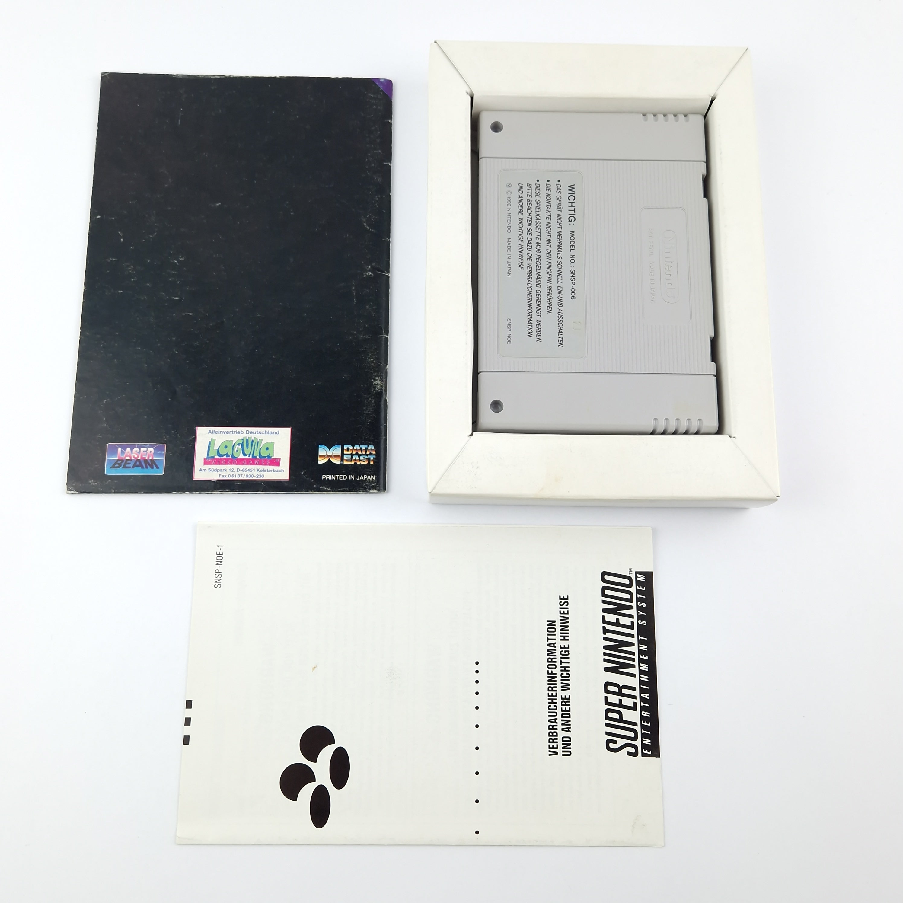 Super Nintendo Spiel – Shadowrun OVP Anleitung SNES PAL