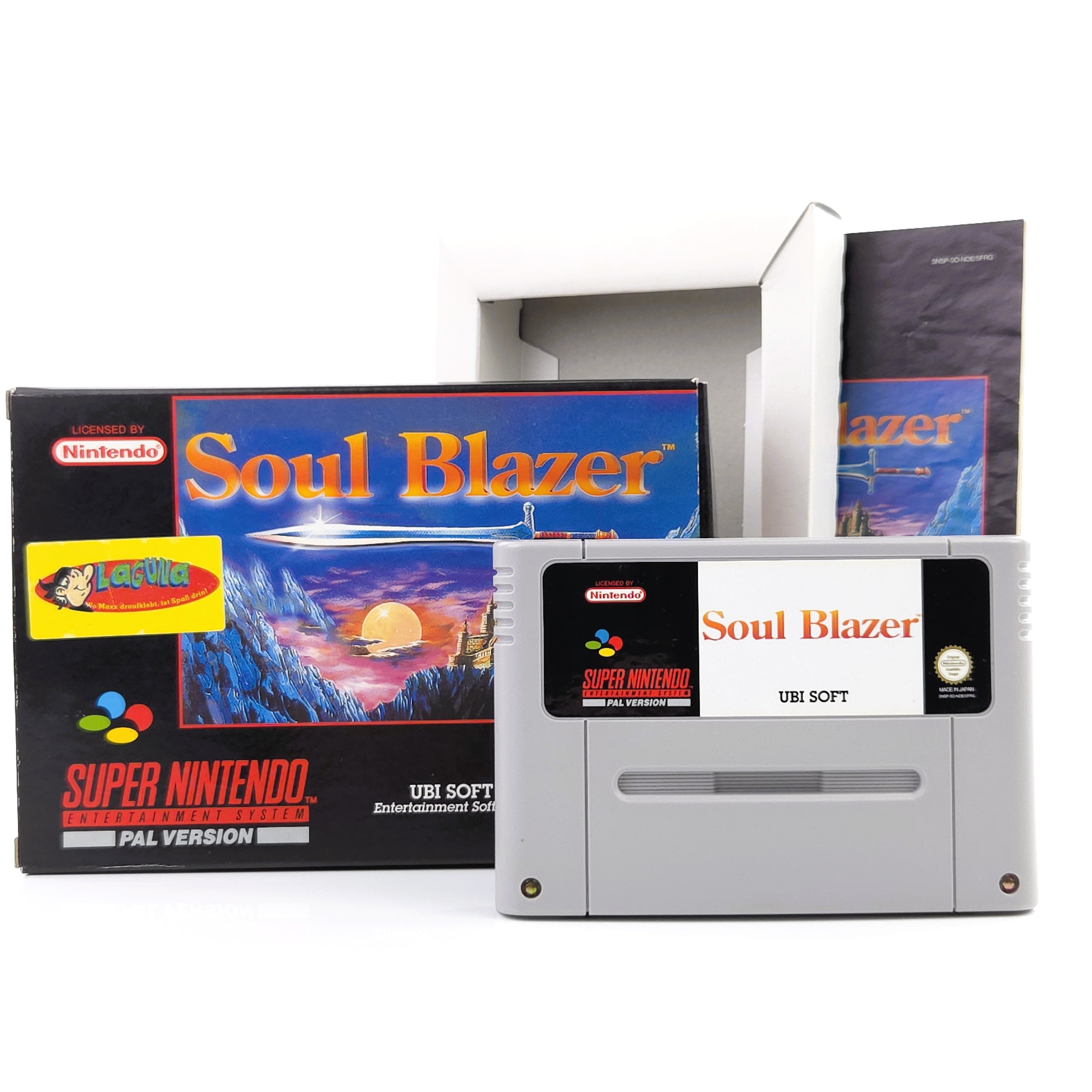 Super Nintendo Spiel – Soul Blazer (SNES OVP)