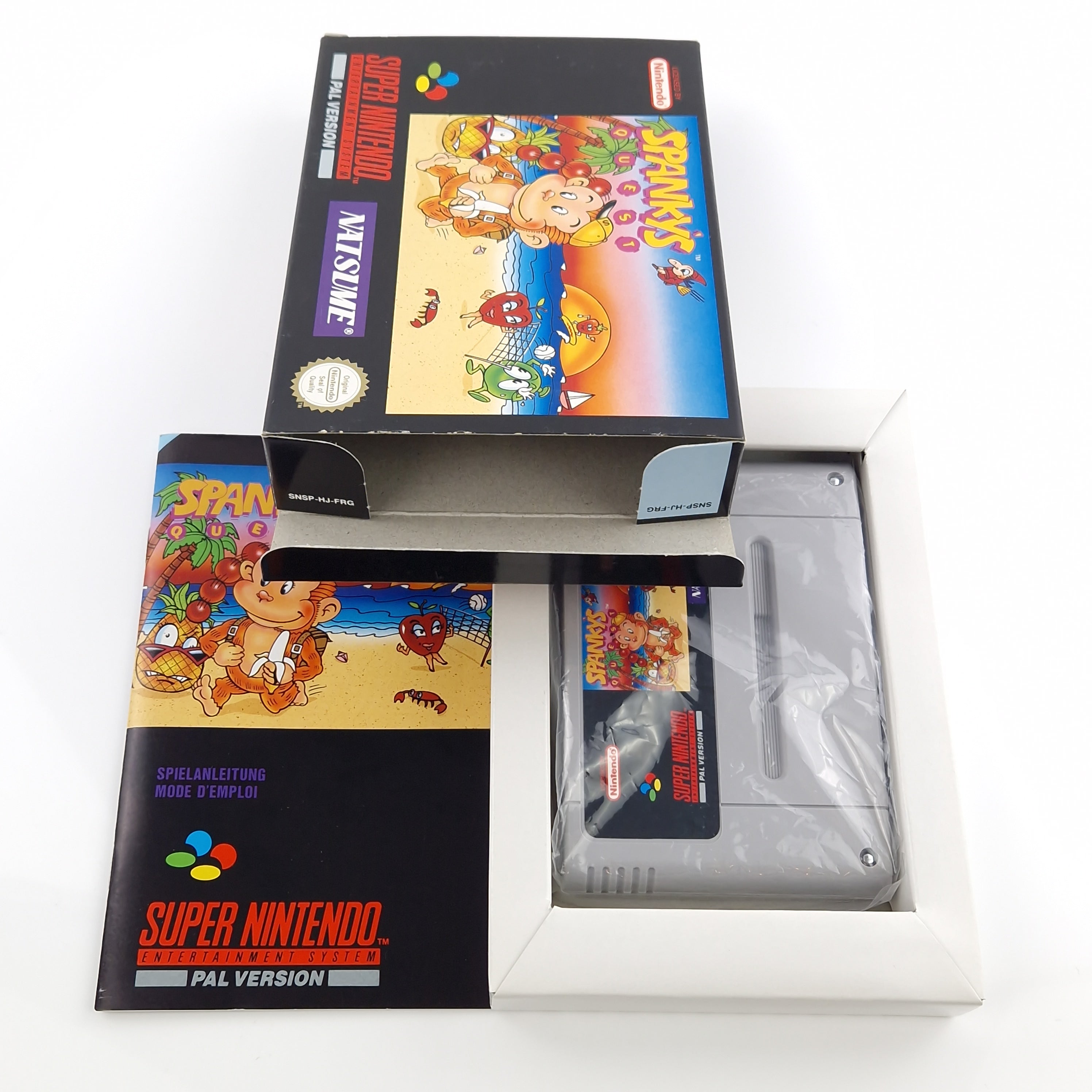 Super Nintendo Spiel – Spankys Quest SNES OVP PAL CIB