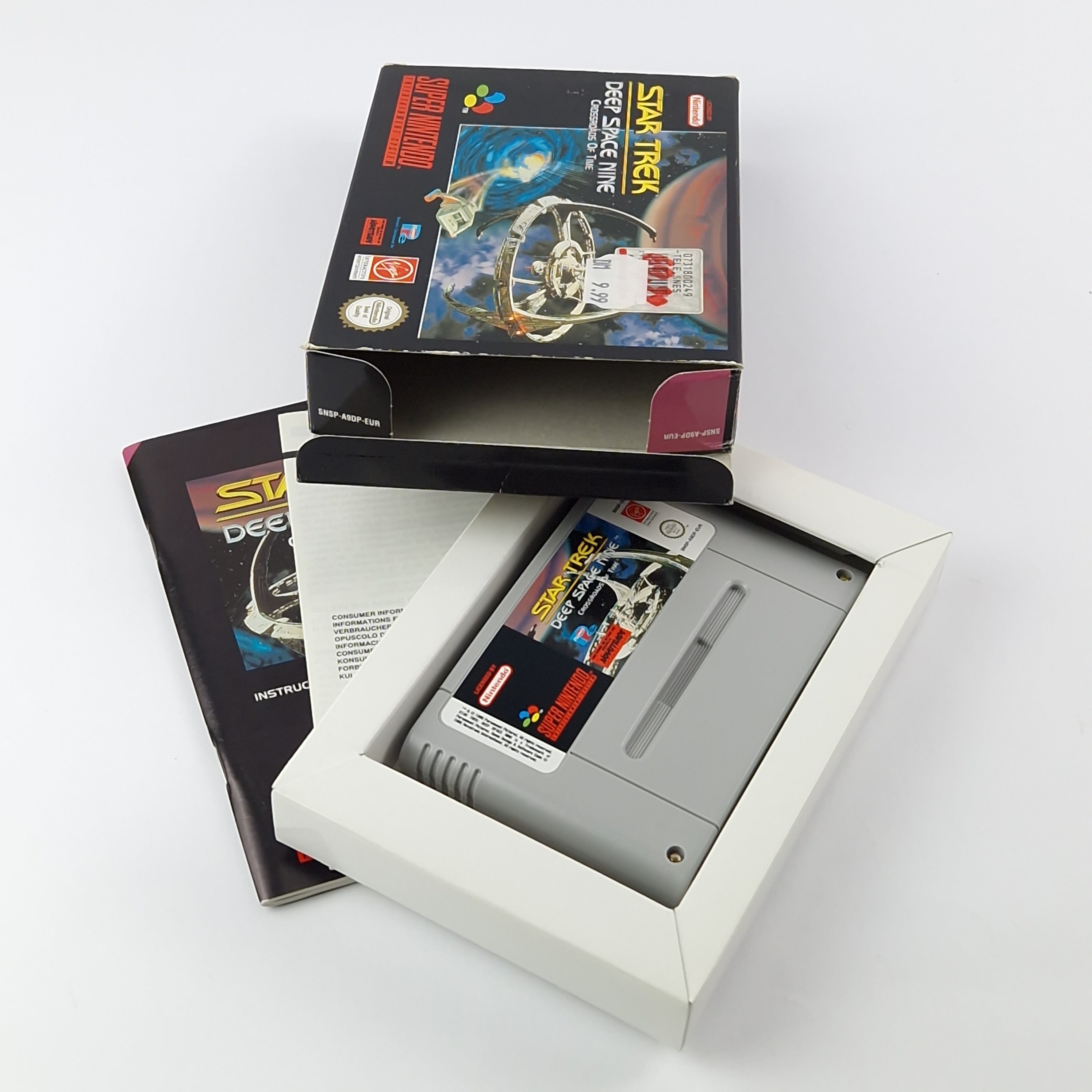 Super Nintendo Spiel – Star Trek Deep Space Nine OVP PAL