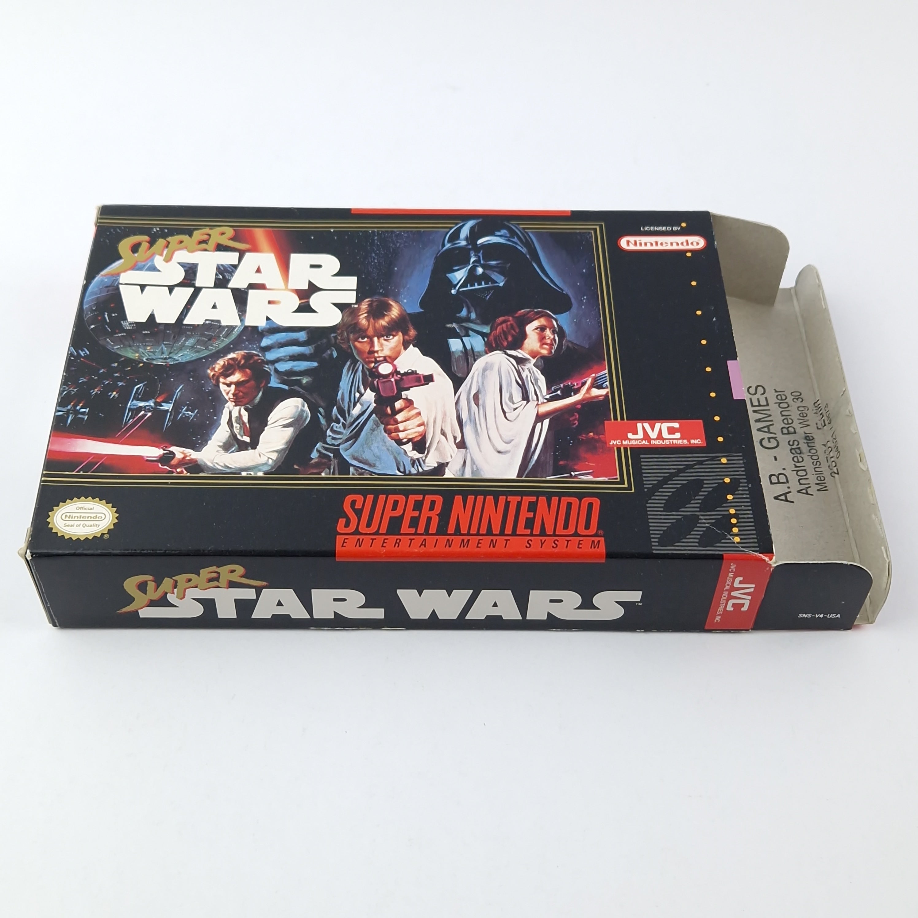 Super Nintendo Spiel – Super Star Wars OVP NTSC-U/C USA