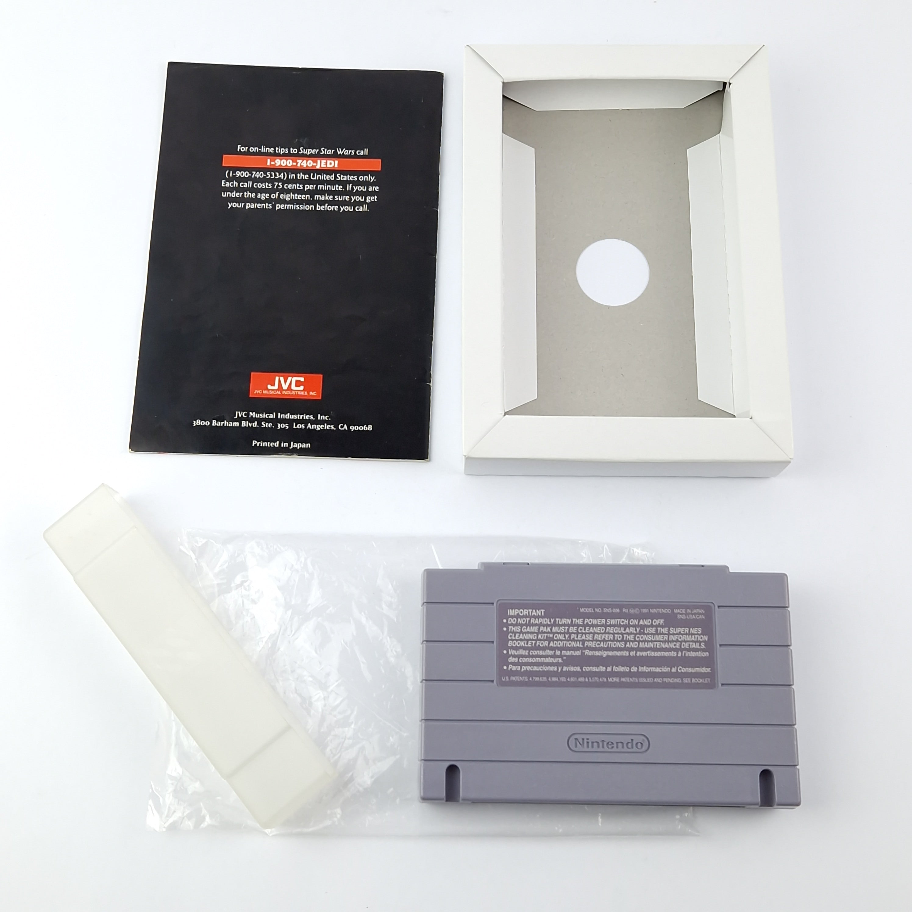 Super Nintendo Spiel – Super Star Wars OVP NTSC-U/C USA