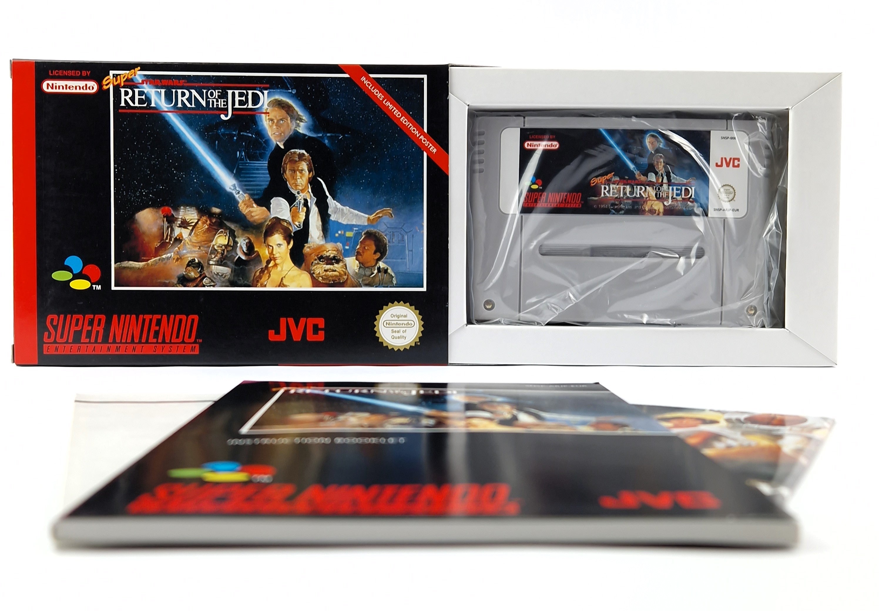Super Nintendo Spiel – Star Wars Return of the Jedi OVP PAL