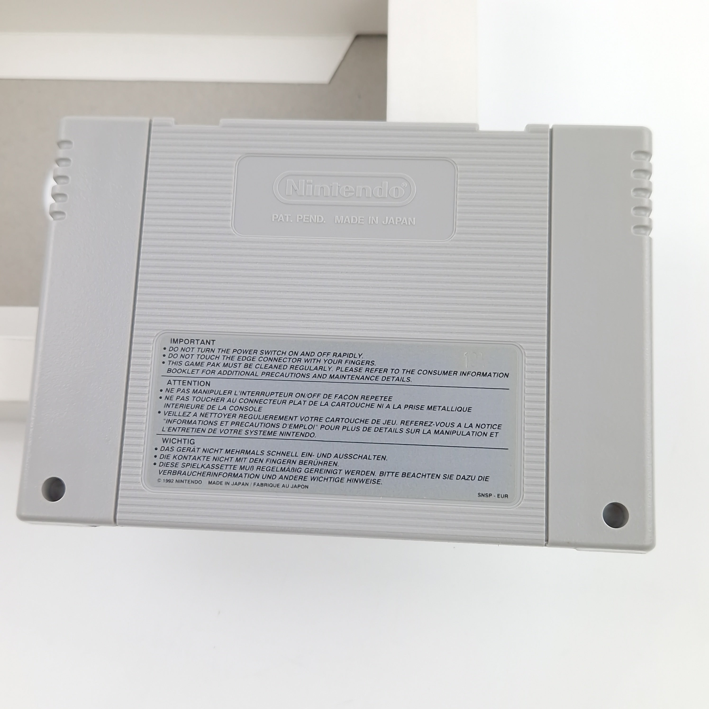 Super Nintendo Spiel – Super Star Wars Empire Strikes Back OVP