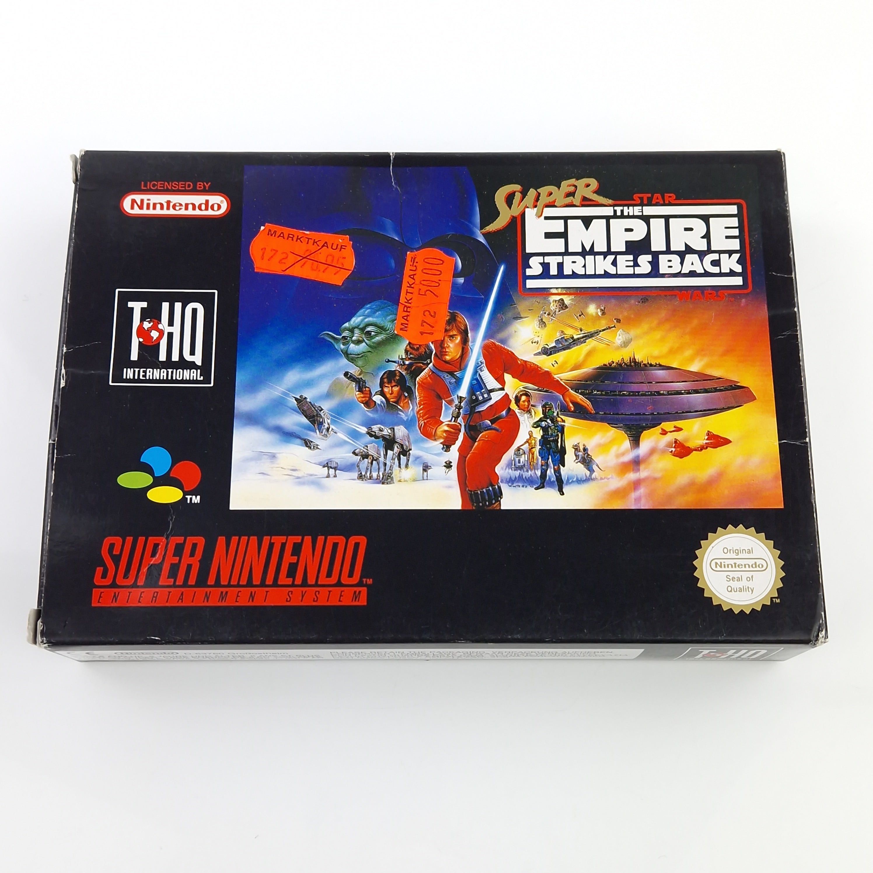 Super Nintendo Spiel – Super Star Wars Empire Strikes Back OVP