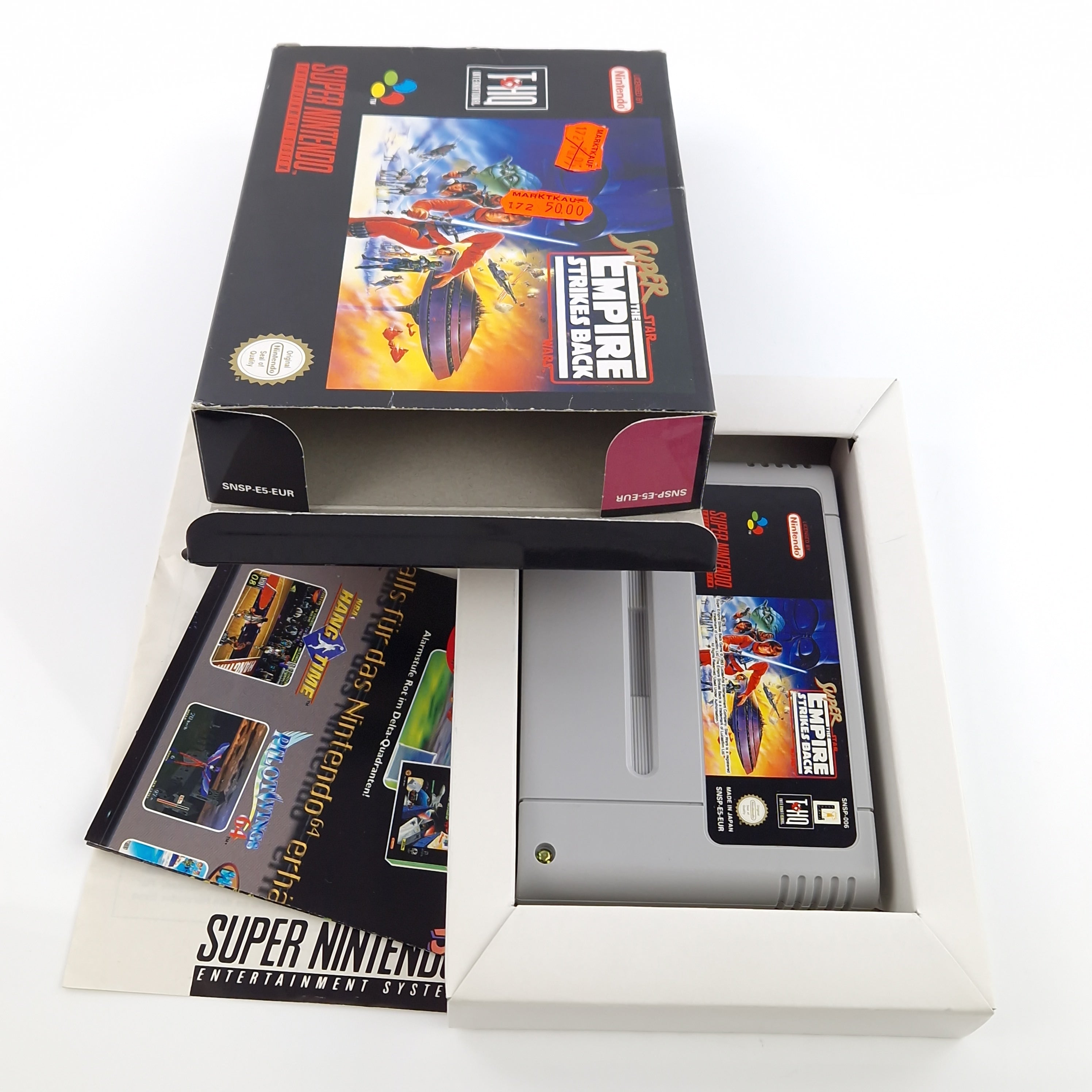 Super Nintendo Spiel – Super Star Wars Empire Strikes Back OVP