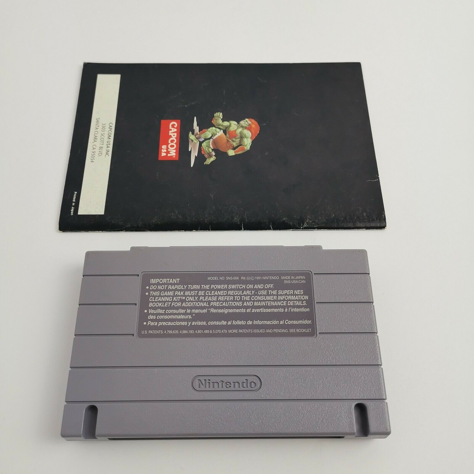 Super Nintendo Spiel – Super Street Fighter II (SNES NTSC)