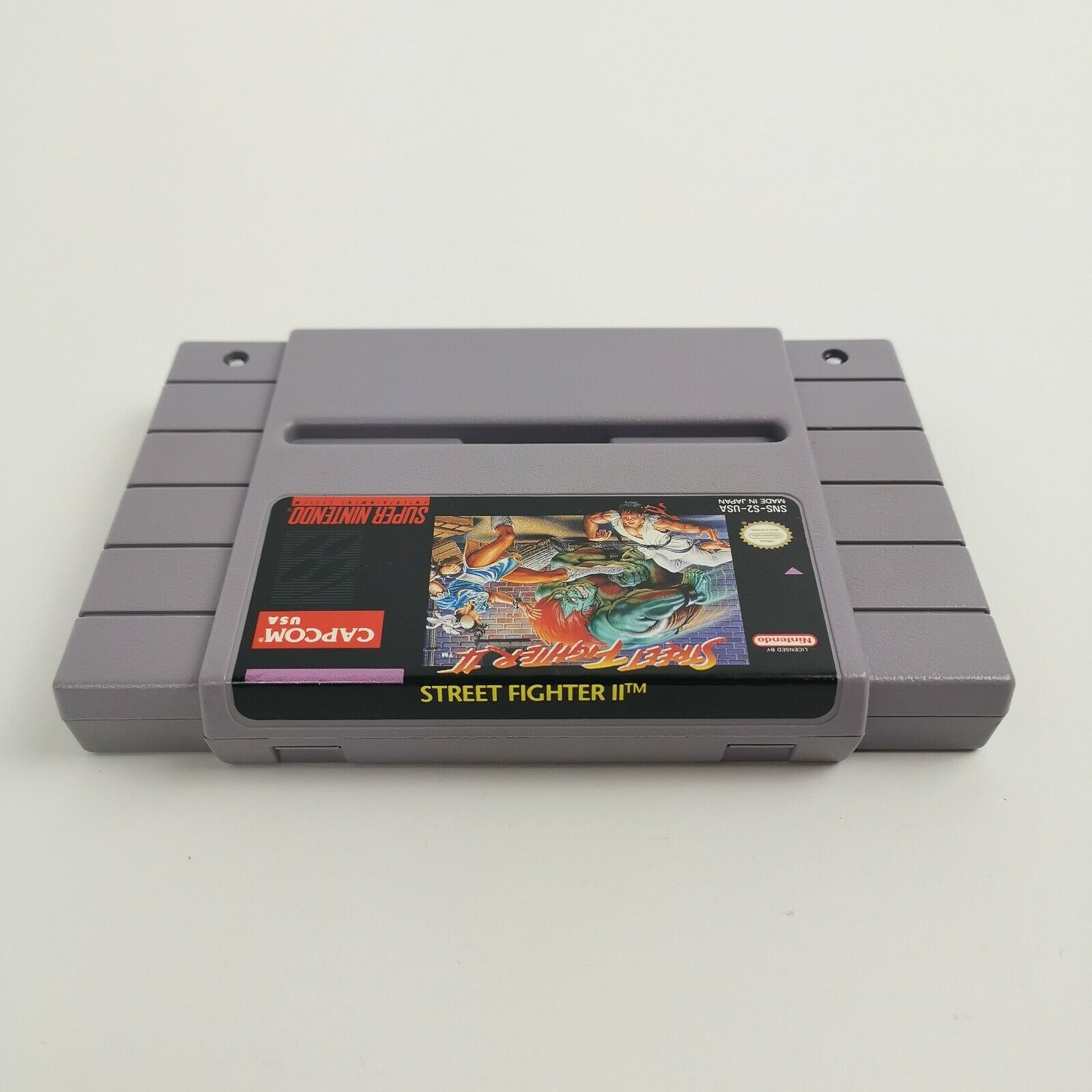 Super Nintendo Spiel – Super Street Fighter II (SNES NTSC)