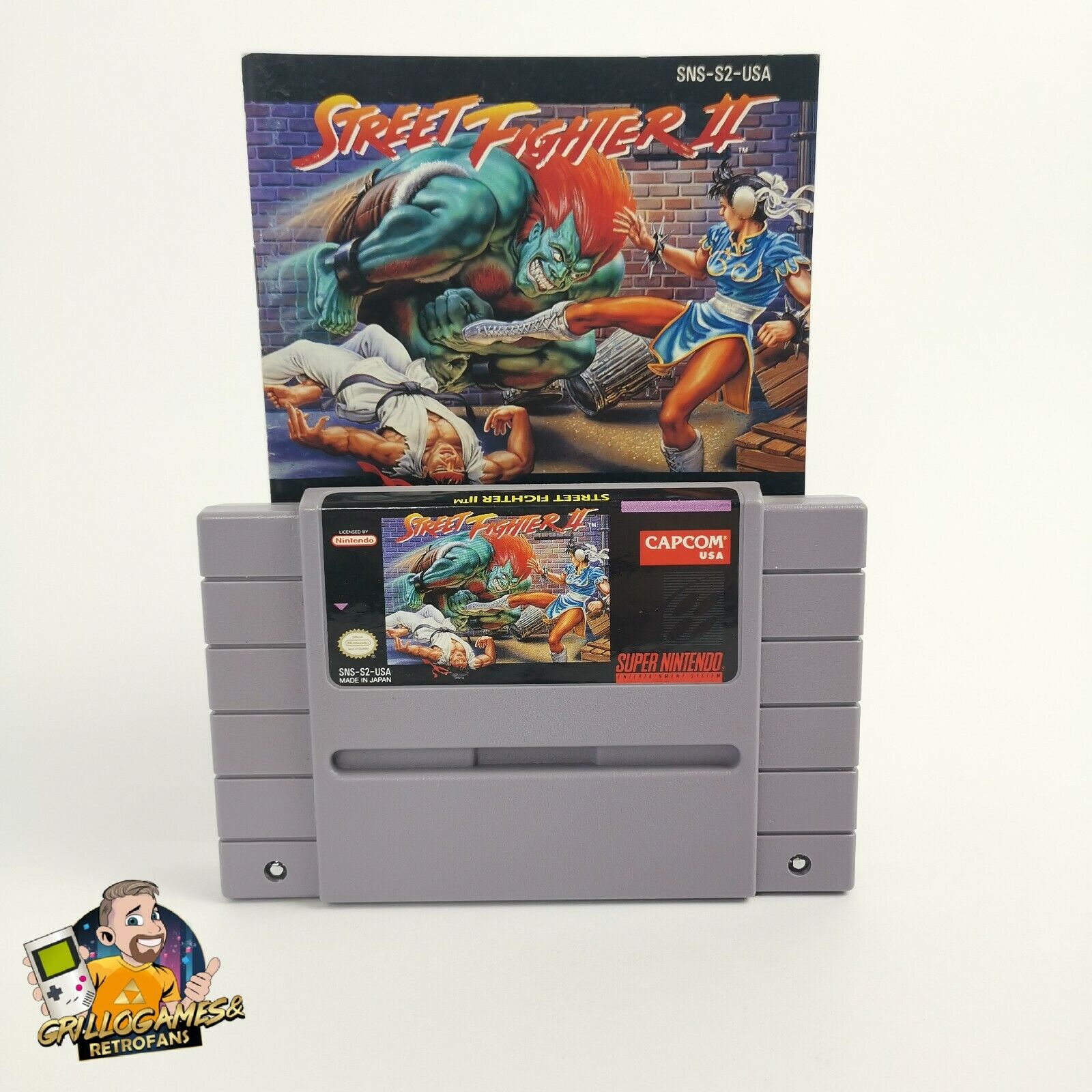 Super Nintendo Spiel – Super Street Fighter II (SNES NTSC)