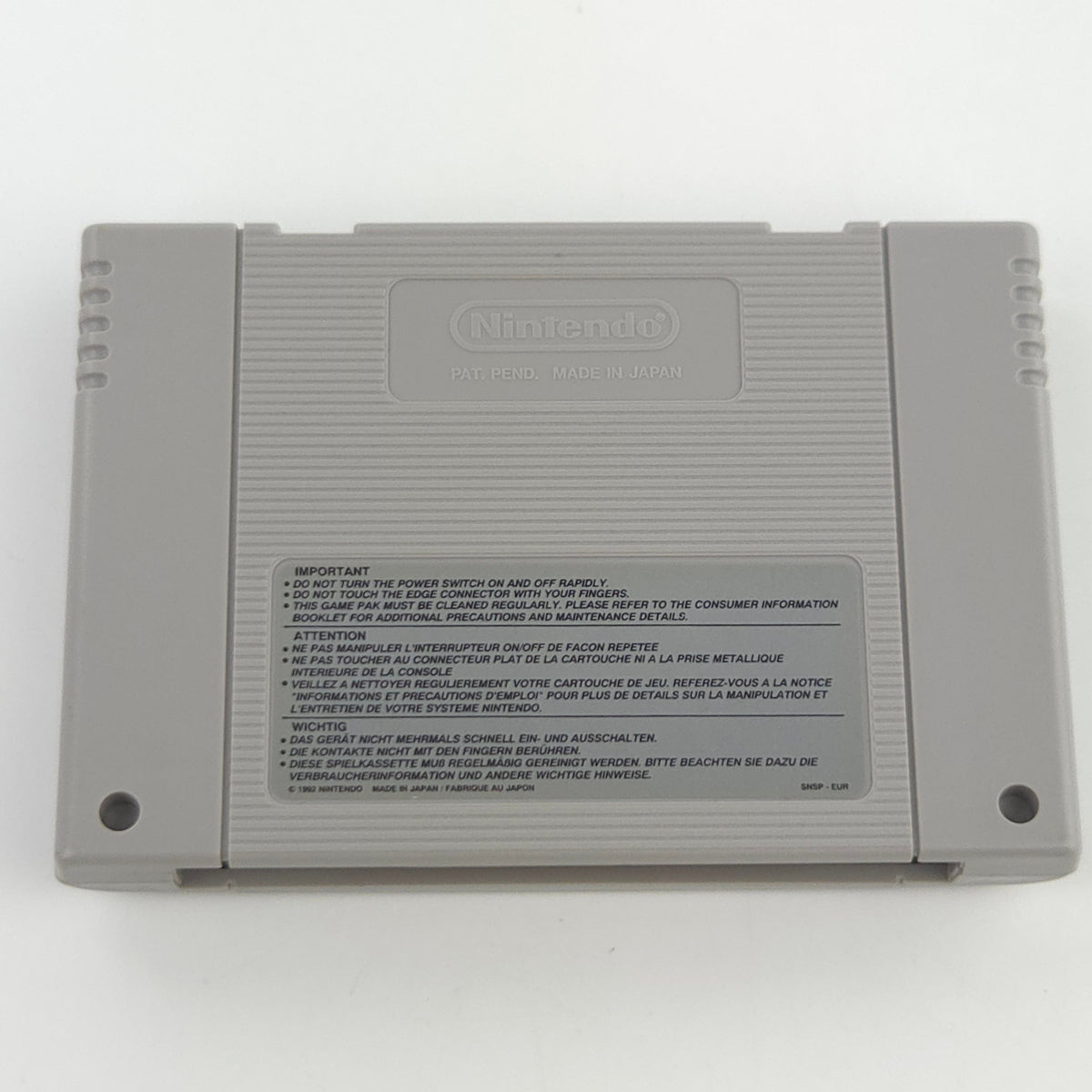 Super Nintendo Spiel Super Street Fighter II PAL